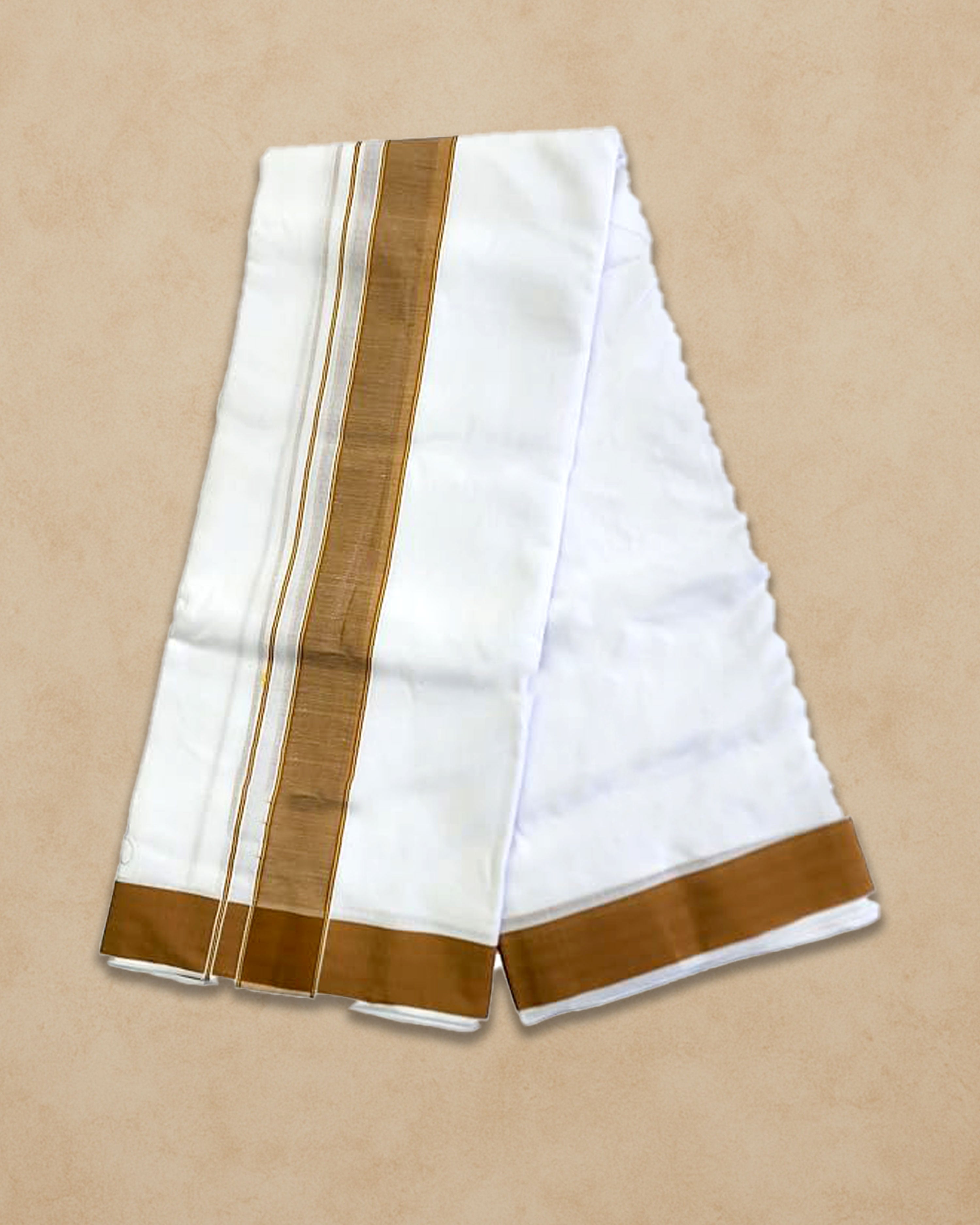 Panchakacham Dhoti (9x5), (10x6) - Musturd