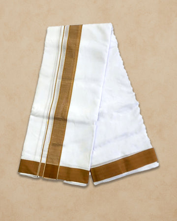 Panchakacham Dhoti (9x5), (10x6) - Musturd