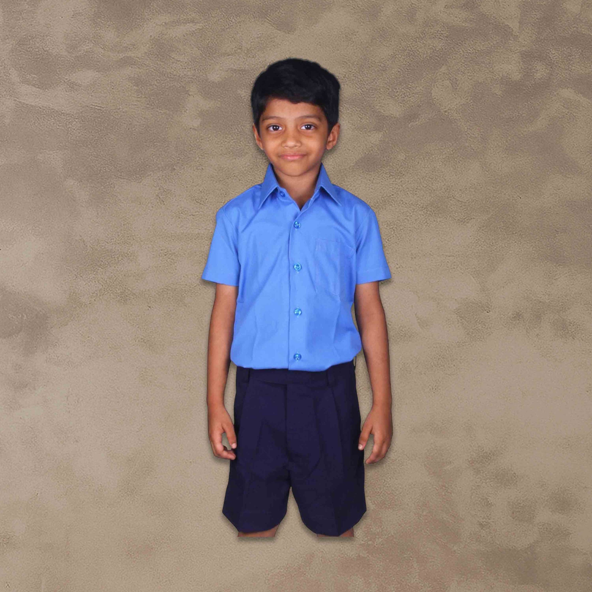 School Uniform - Cotton Shorts for boys - Navy Blue
