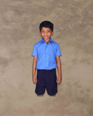 School Uniform - Cotton Shorts for boys - Navy Blue