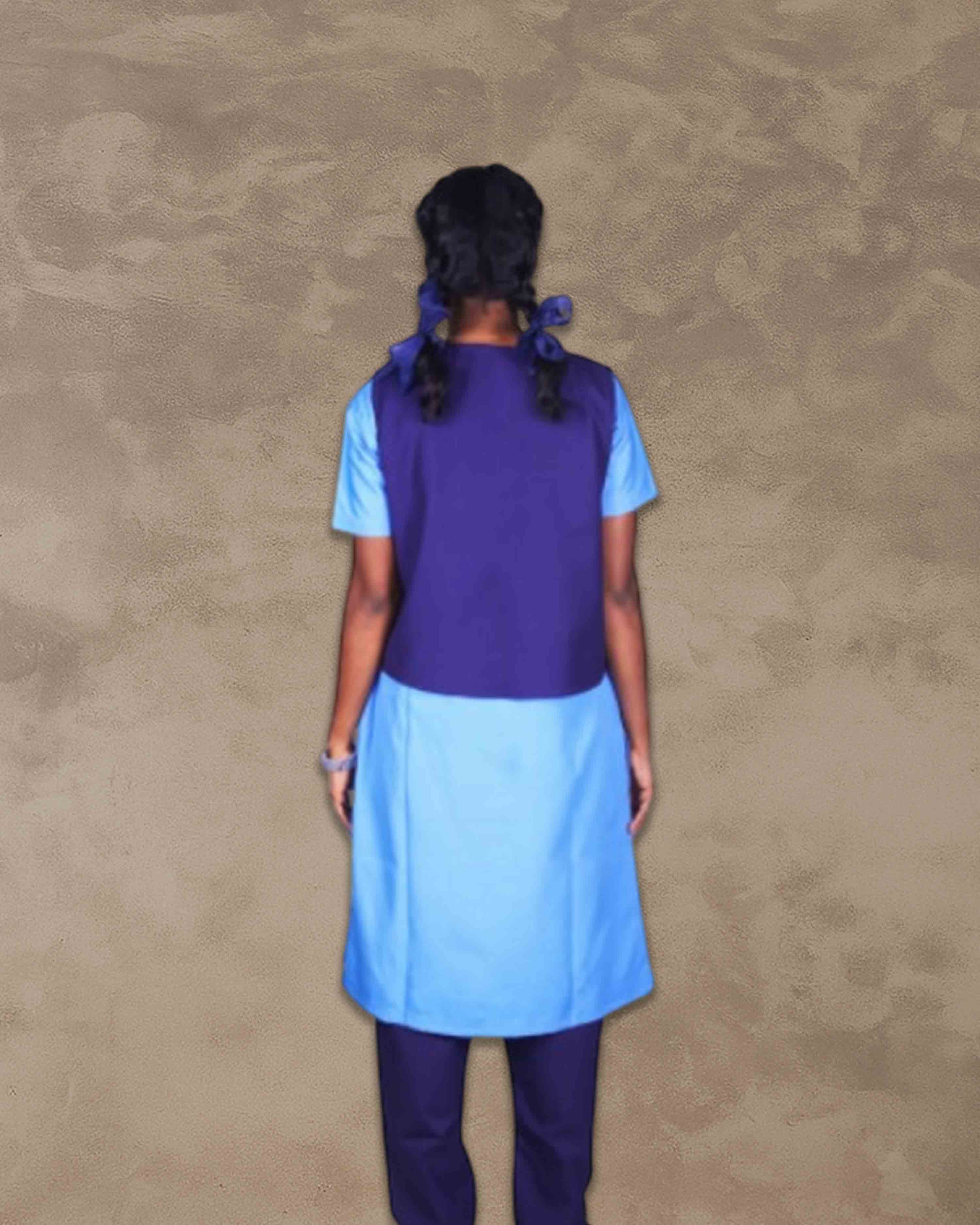 Uniform - OverCoat For Girls | Solid Uniform Waistcoat for Girls | Coat for Students | Refer to The Size Chart in The Product Image Before Ordering