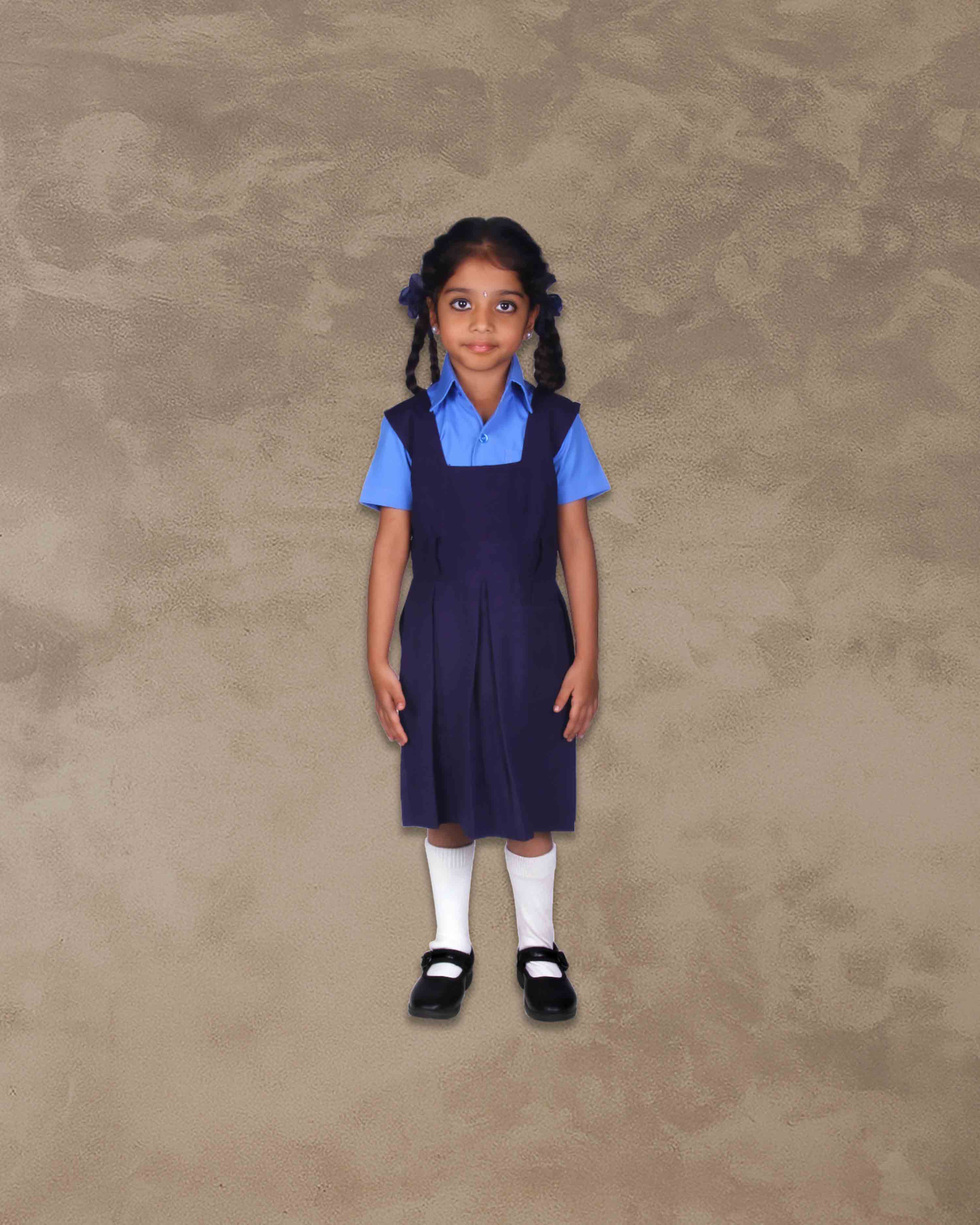 Girls School Uniform Penniform Dress, School Uniform, Readymade Stitched, Regular Fit for Girls