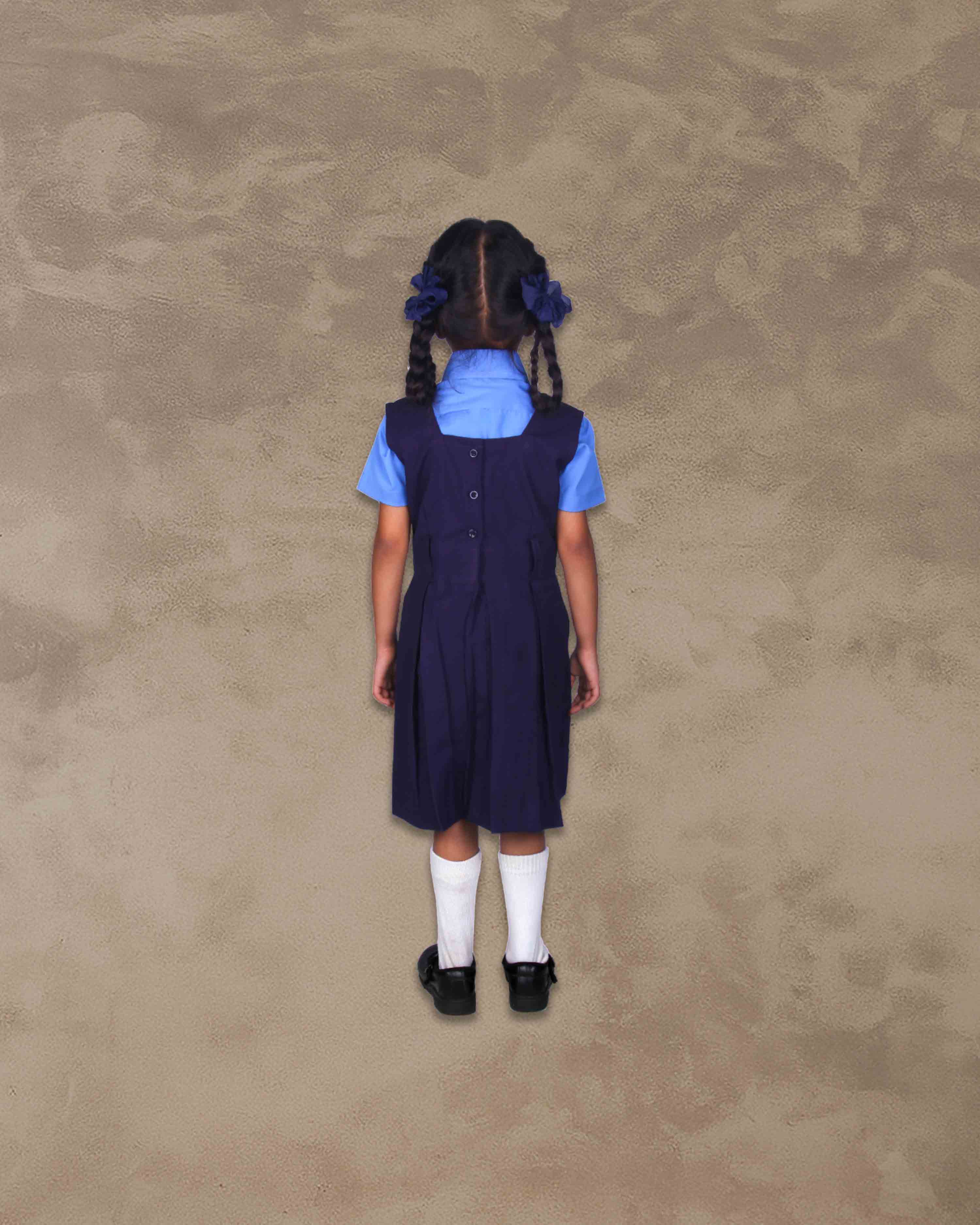 Girls School Uniform Penniform Dress, School Uniform, Readymade Stitched, Regular Fit for Girls