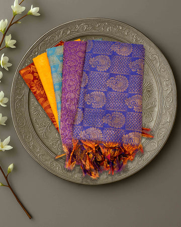 Ponnadai Jari Shawls for Men and Women | VIP Quality 1mtr