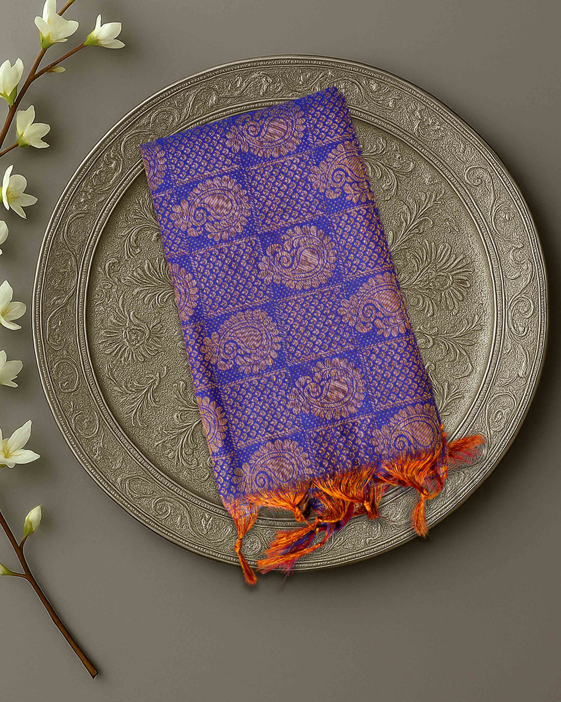 Ponnadai Jari Shawls for Men and Women | VIP Quality 1mtr
