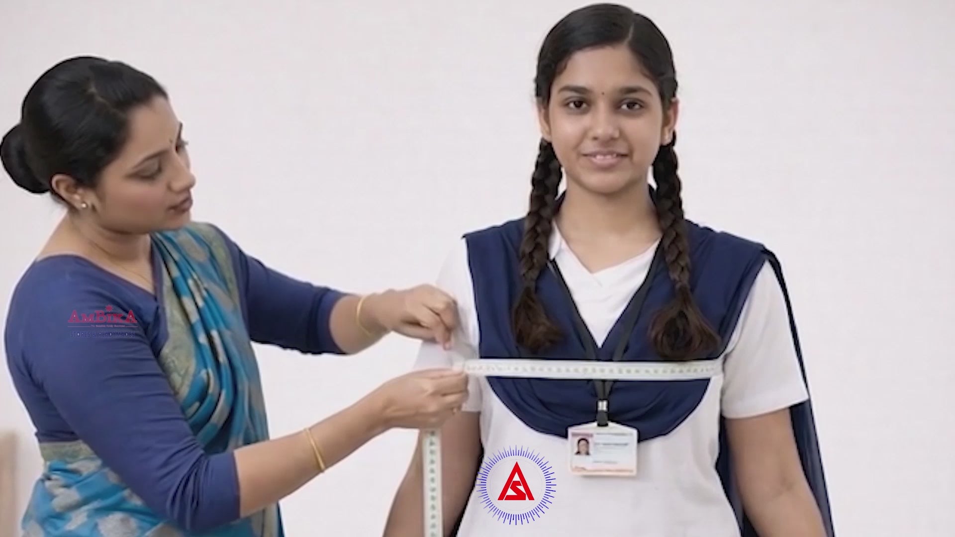 Kendriya Vidhyalaya Full Girls School Uniform Kamiz, Chudidhar with Waistcoat, Readymade Stitched, Regular Fit, Std IX to XII