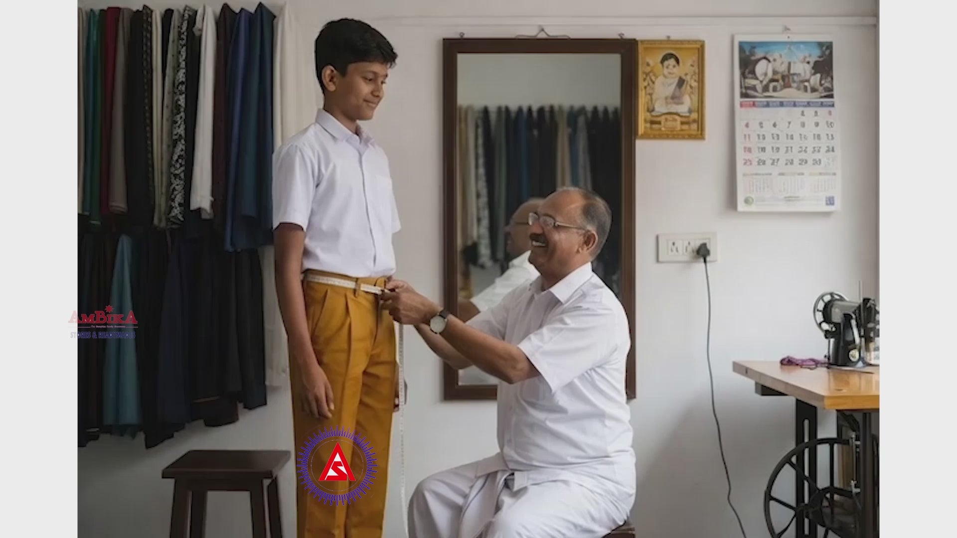 Kendriya Vidyalaya (KV) School Uniform Light Grey Formal Trouser for Boys, Readymade Stitched Pant