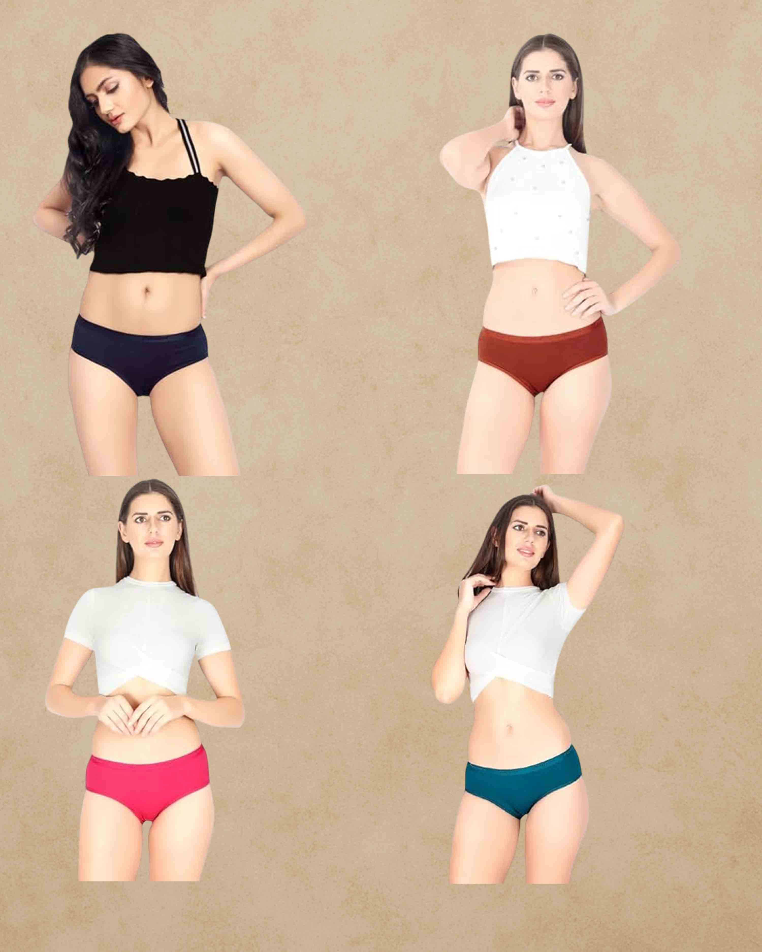 Prithvi Innerwears Joshi Panties (Inner Elastic Packs) May Vary