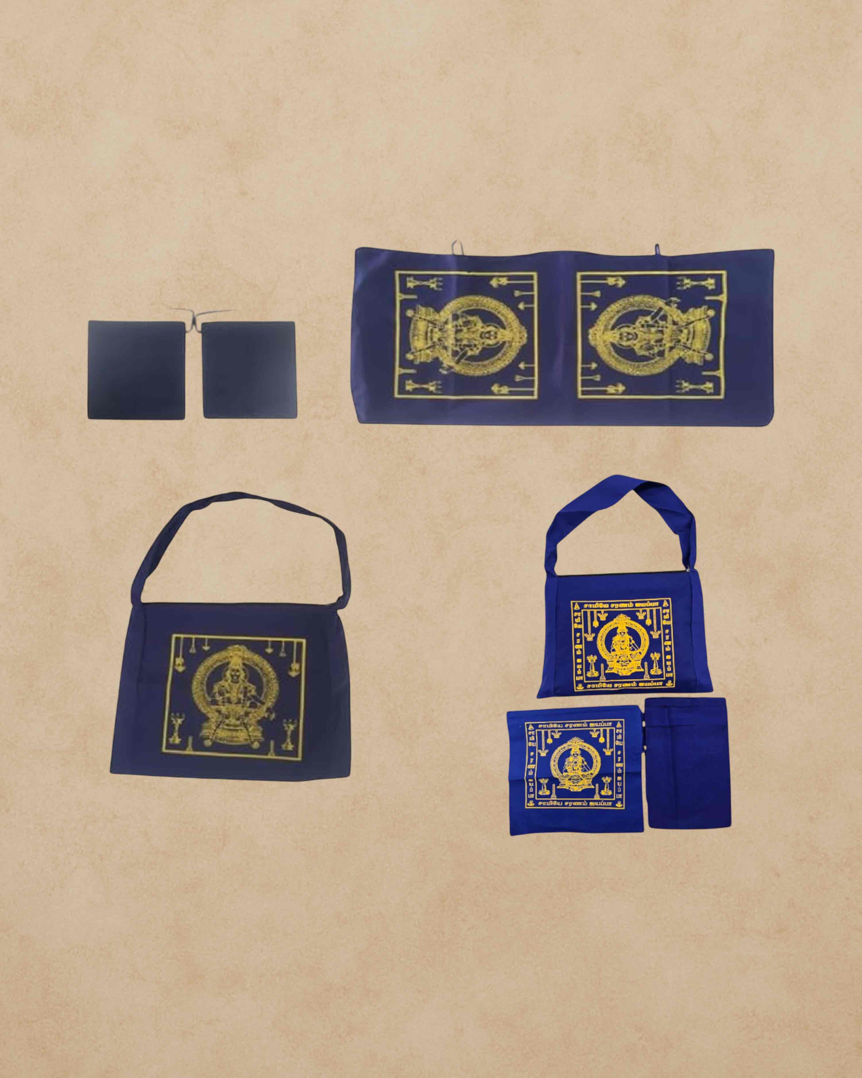 Combo of Sabarimala Cotton Irumudi Zip Bag