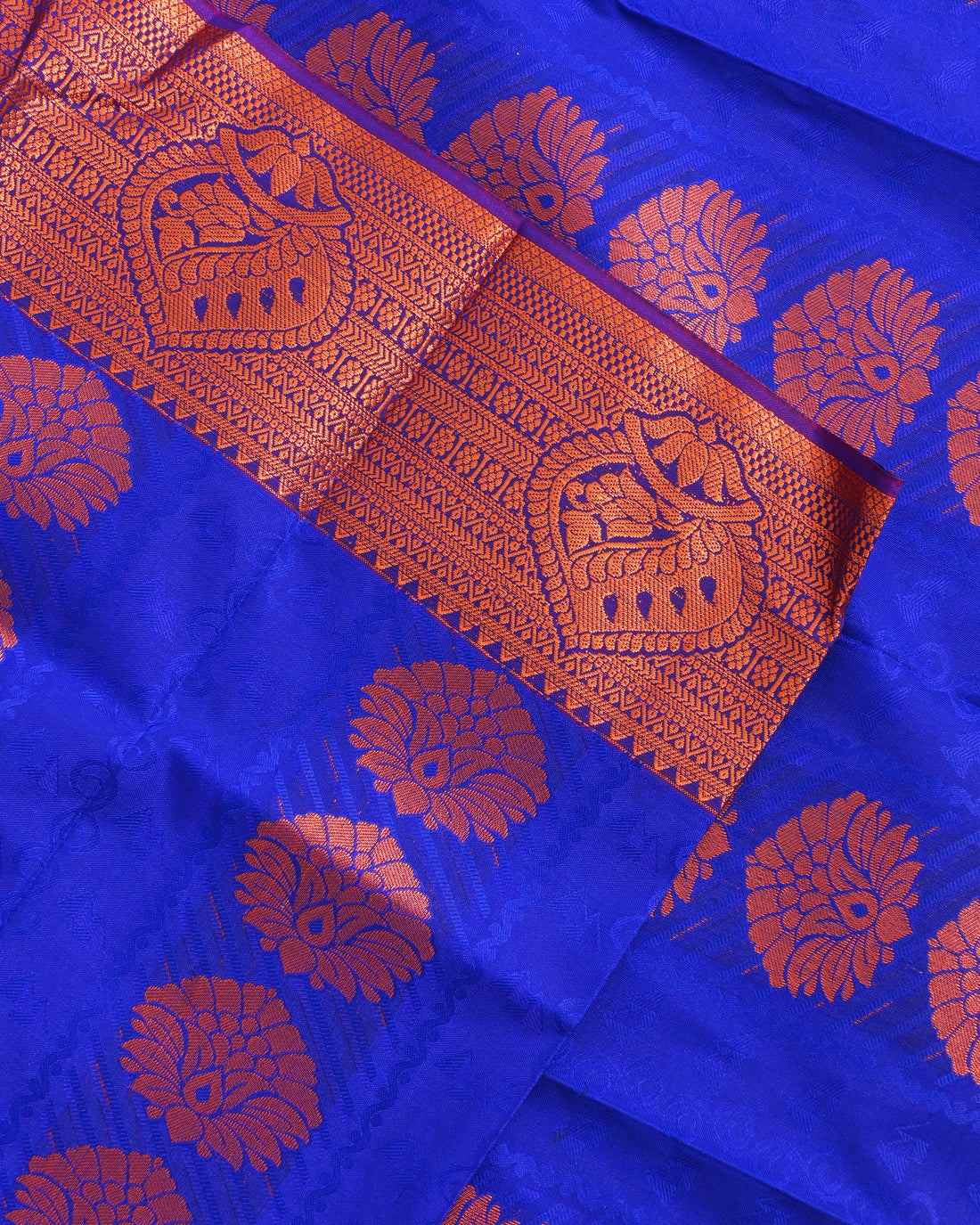 Blue saree
