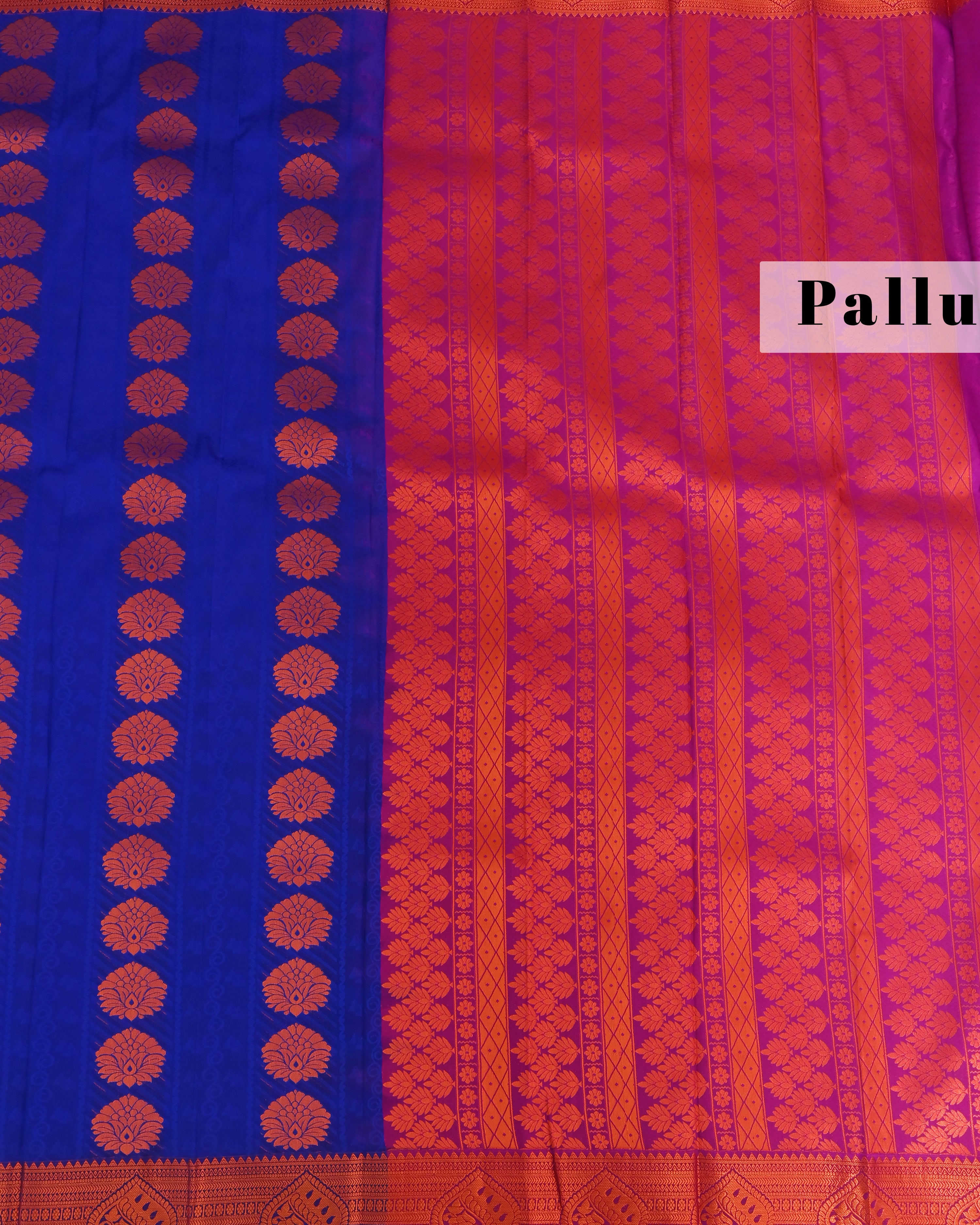 Blue saree