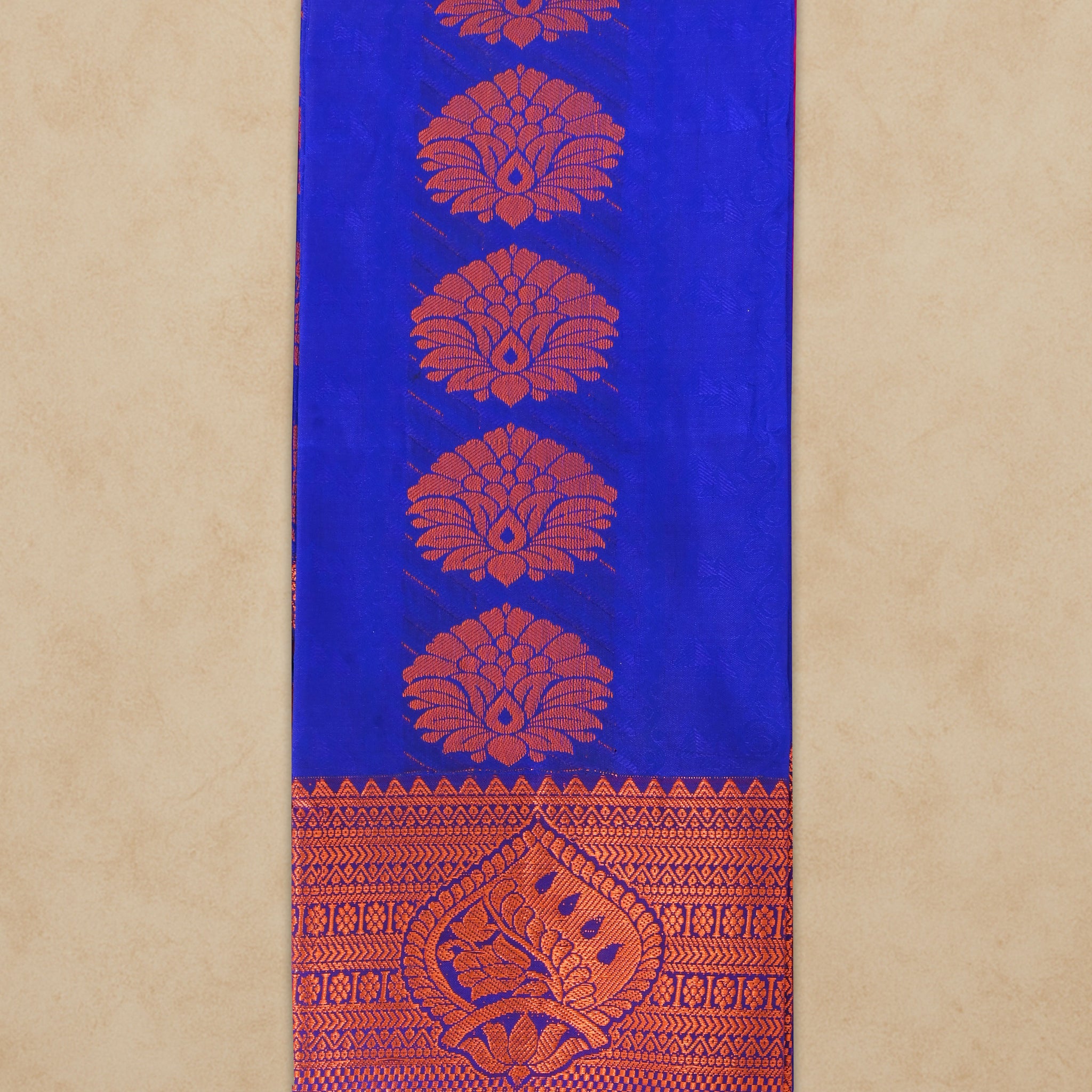 Blue saree
