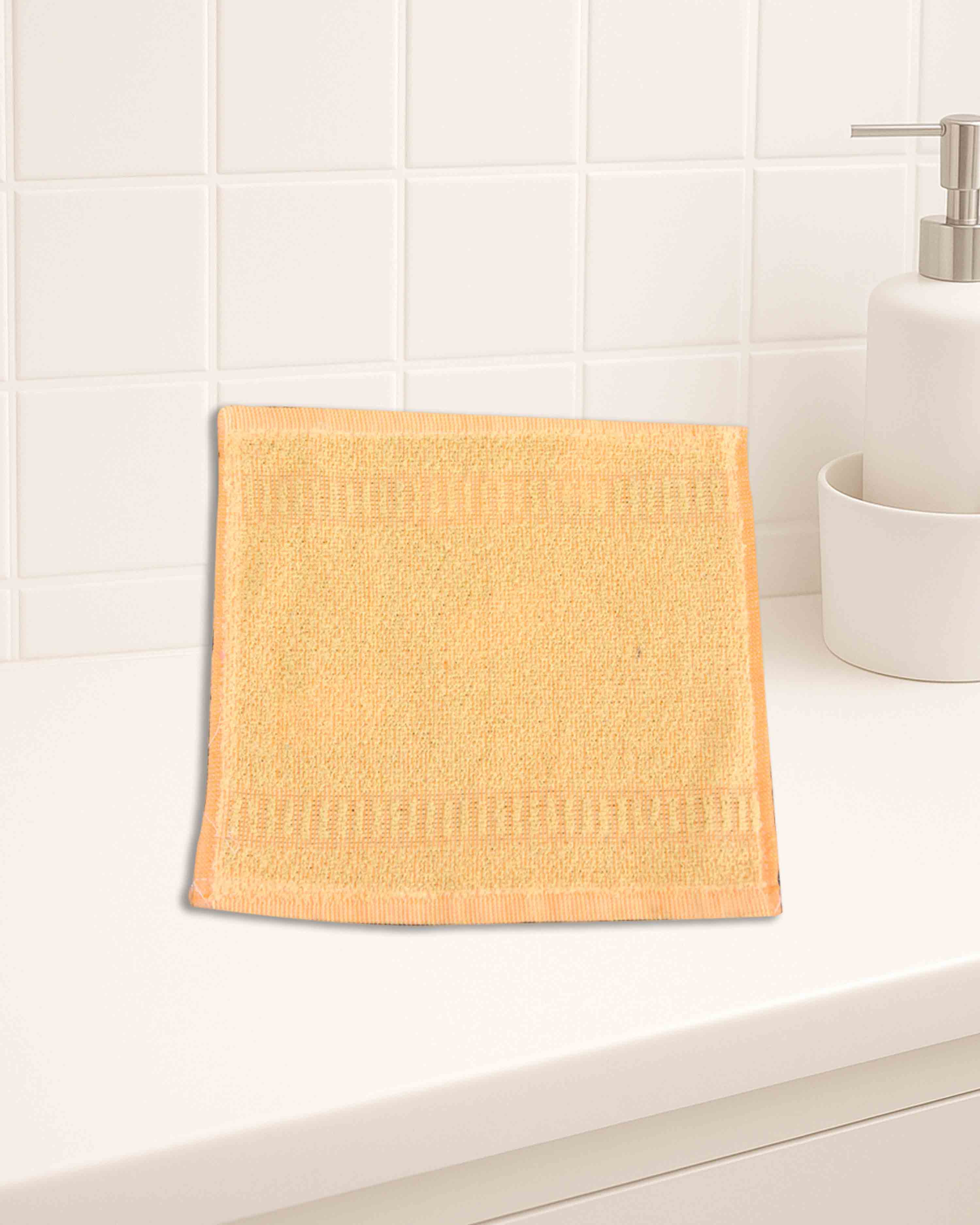 Pure Cotton Hand Towels 10 * 10 Inches