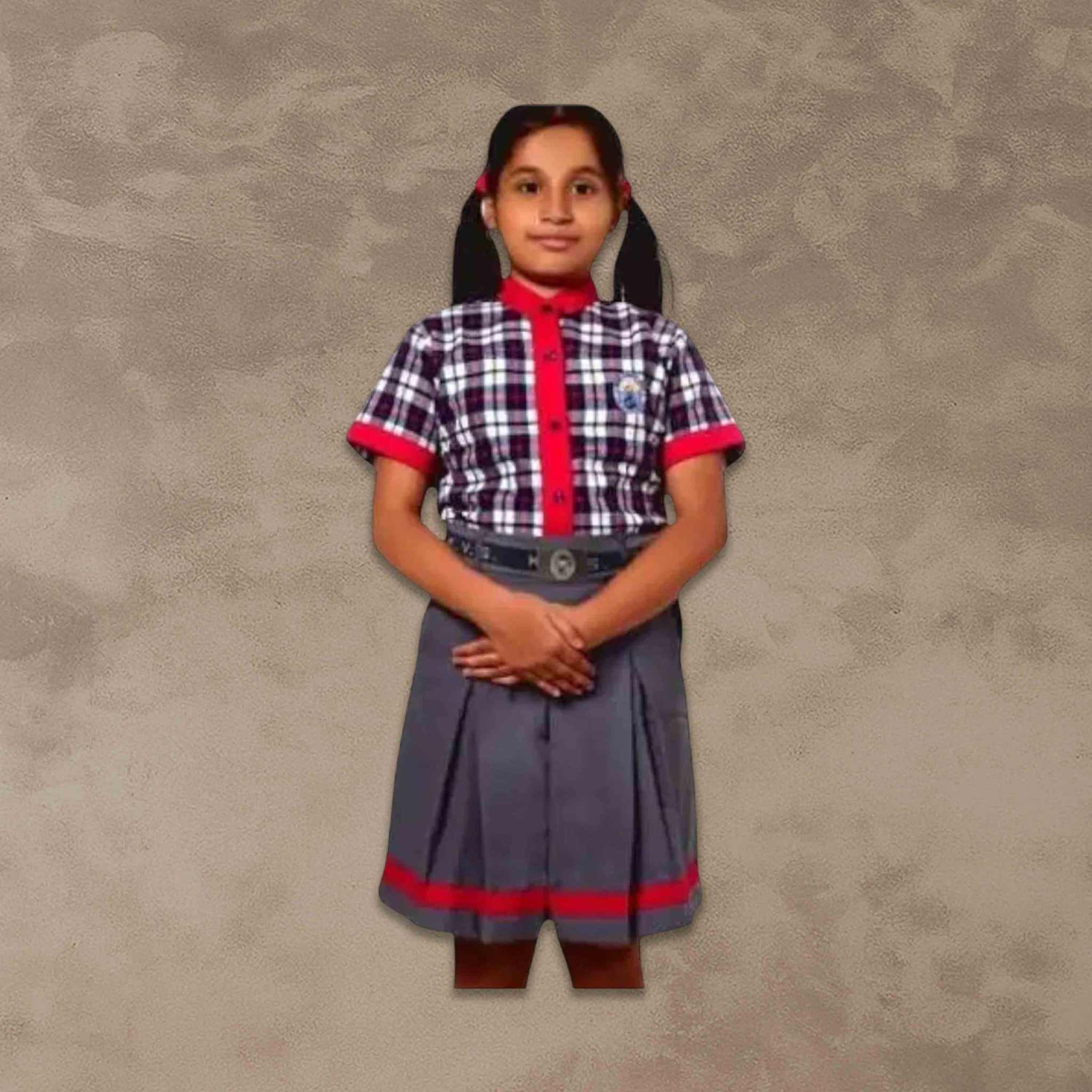 Kendriya Vidyalaya Uniform |School Uniform for Girls l GREY SKIRT