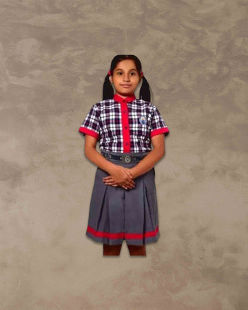 Kendriya Vidyalaya Uniform |School Uniform for Girls l GREY SKIRT