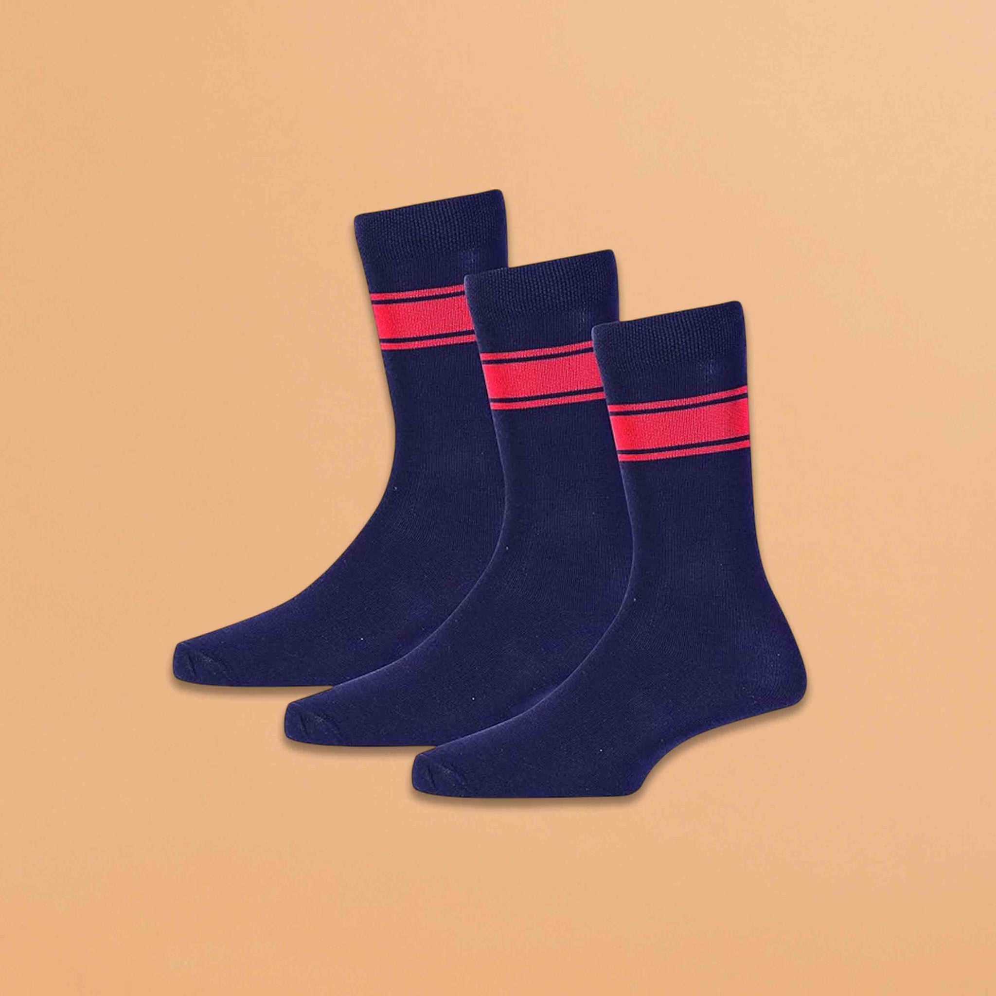 Kendriya Vidyalaya (KV) School Uniform Socks – Navy Blue Socks for Boys & Girls