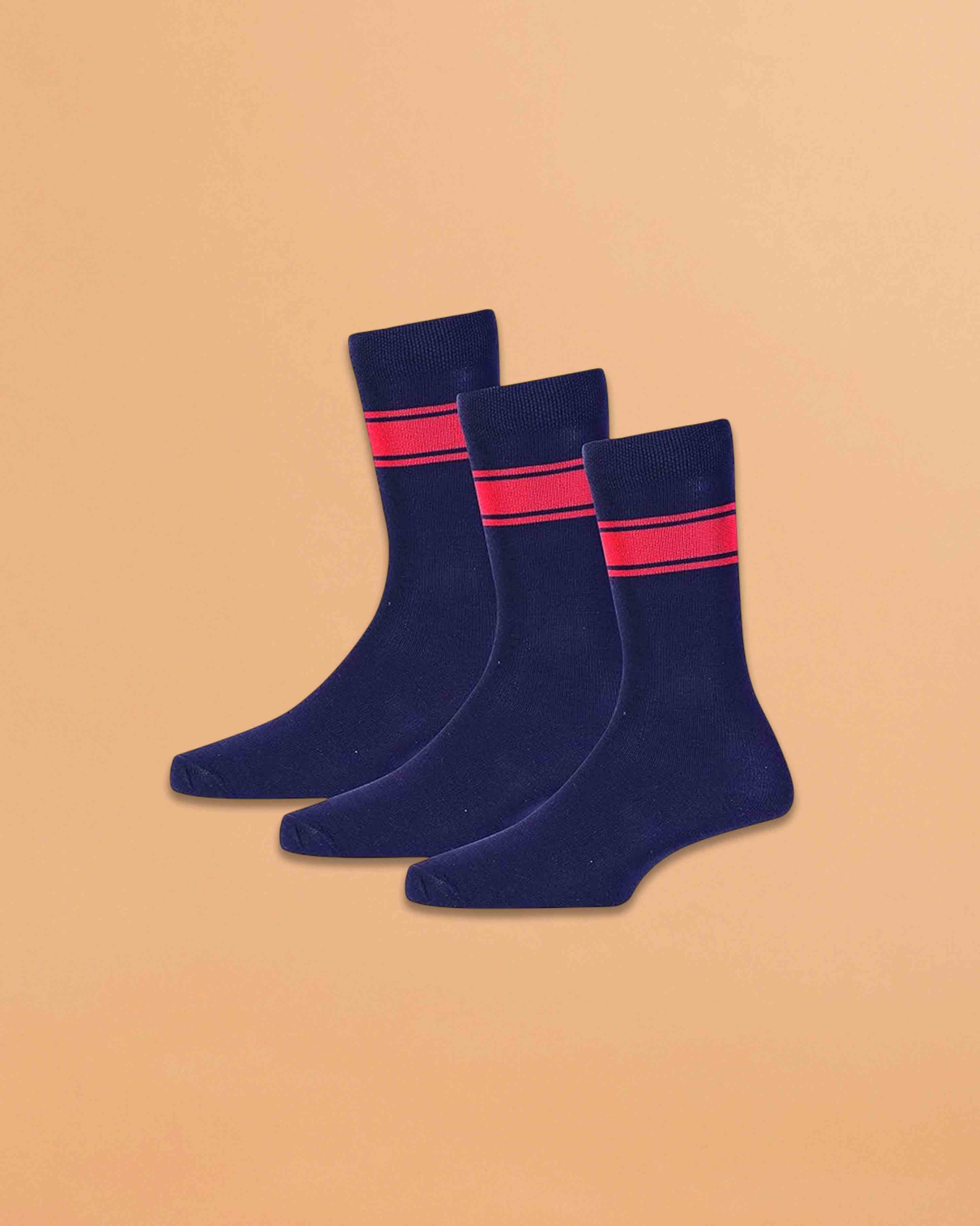 Kendriya Vidyalaya (KV) School Uniform Socks – Navy Blue Socks for Boys & Girls