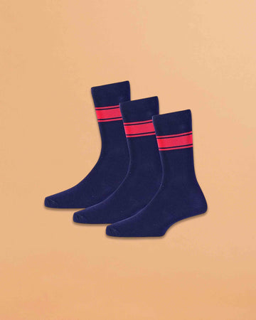 Kendriya Vidyalaya (KV) School Uniform Socks – Navy Blue Socks for Boys & Girls