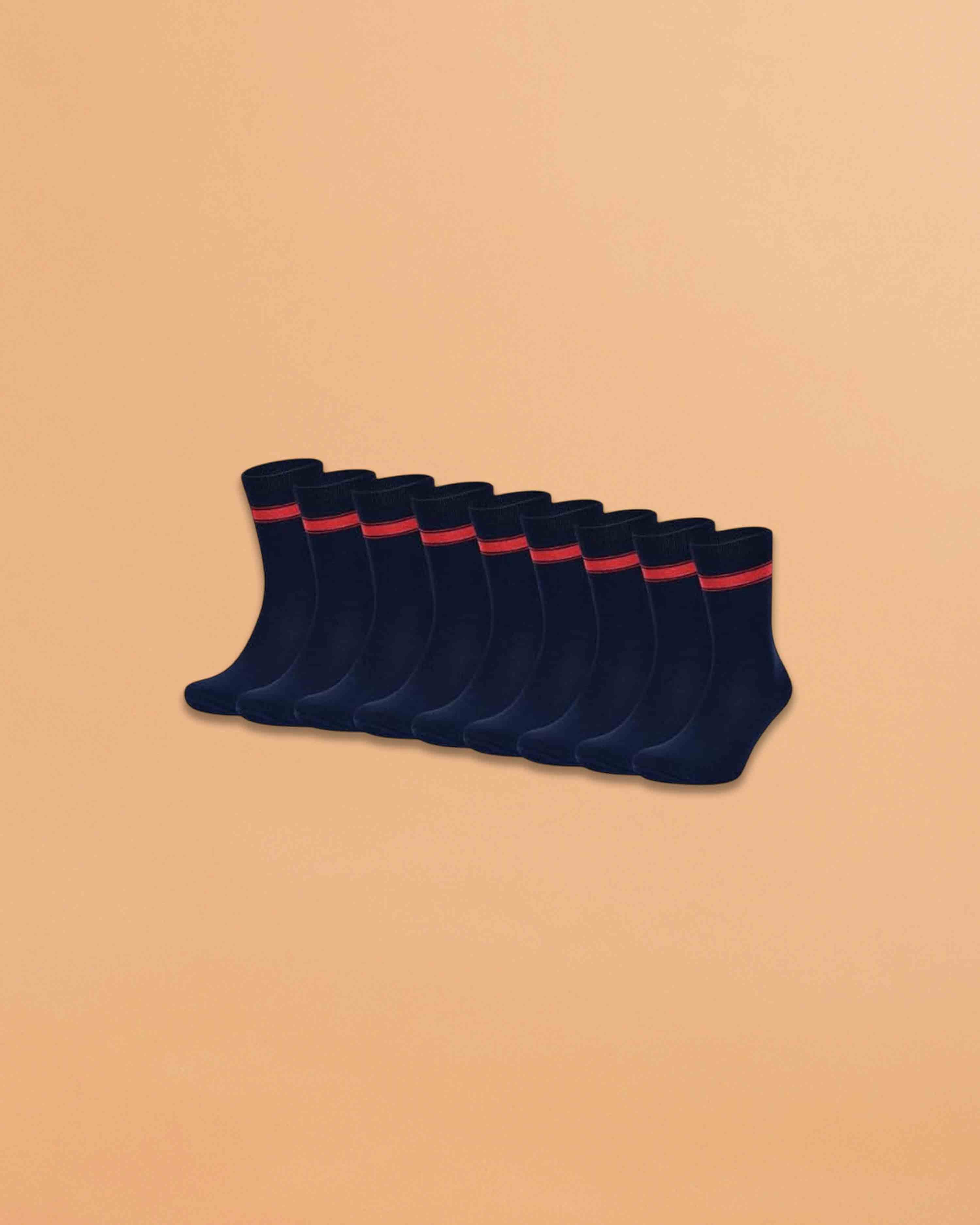 Kendriya Vidyalaya (KV) School Uniform Socks – Navy Blue Socks for Boys & Girls