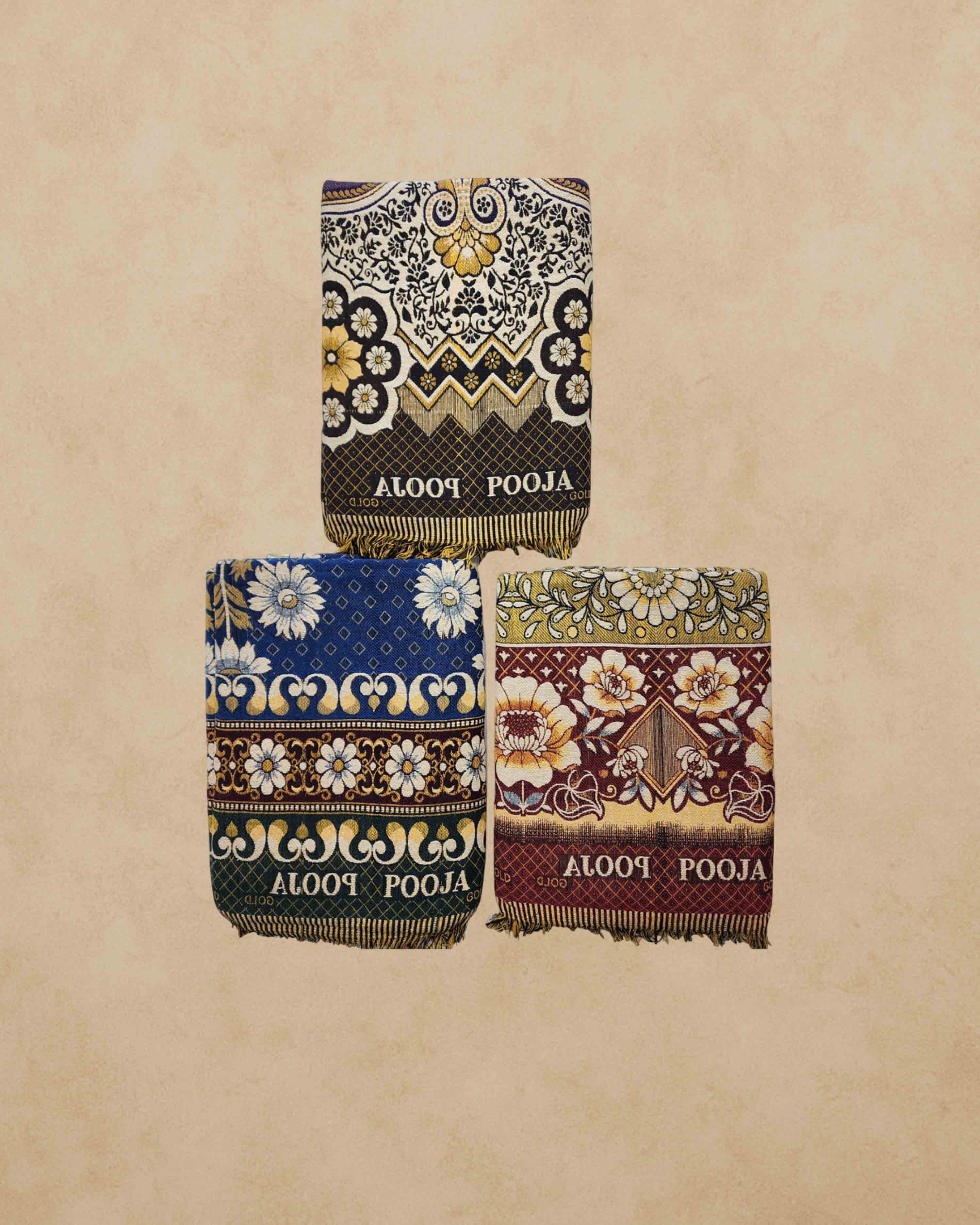 Cotton 300 TC SOLAPUR CHADDAR Blanket King Size (72" X 100"_ Multicolor)