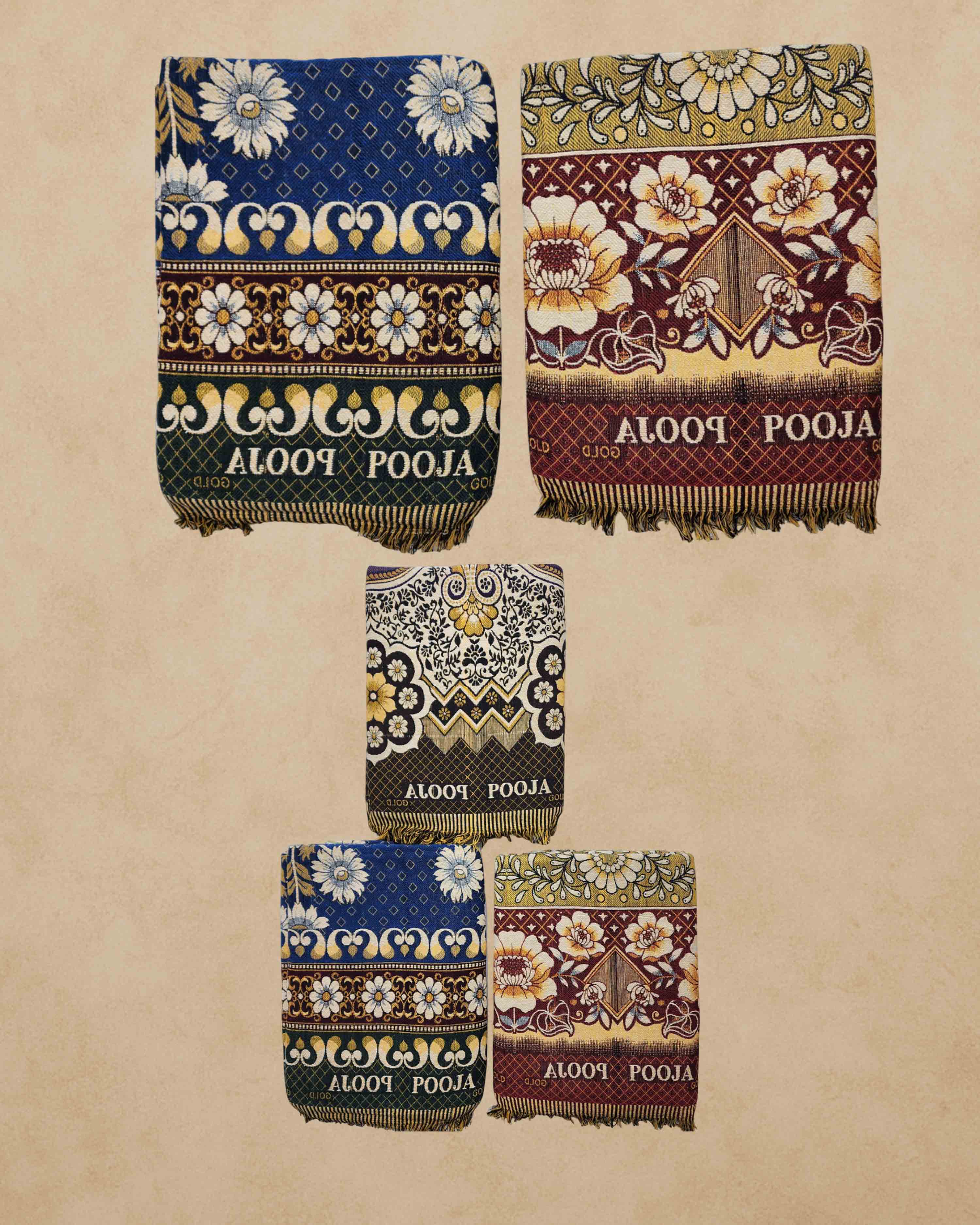 Cotton 300 TC SOLAPUR CHADDAR Blanket King Size (72" X 100"_ Multicolor)