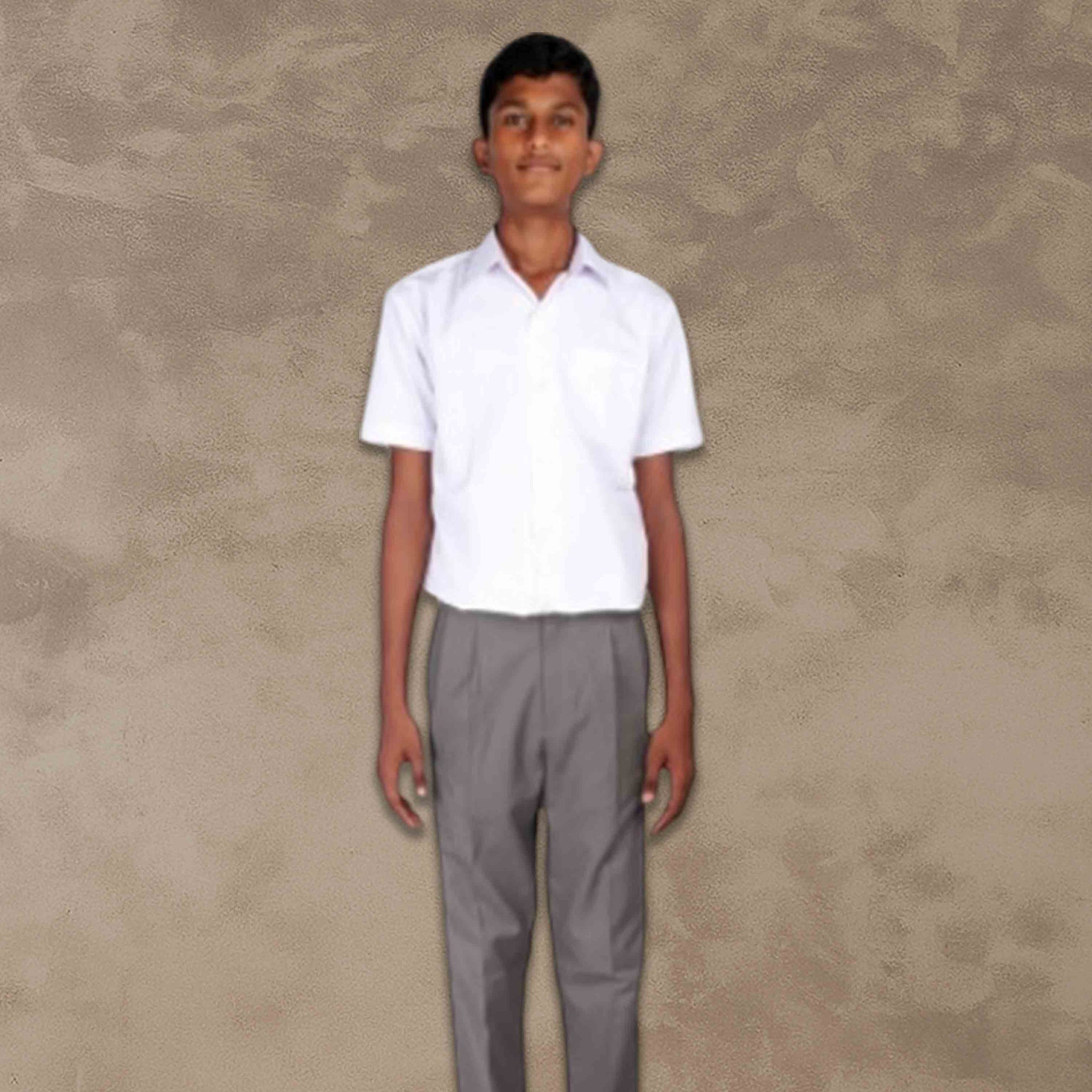 School Uniform - Pant for Boys - light grey