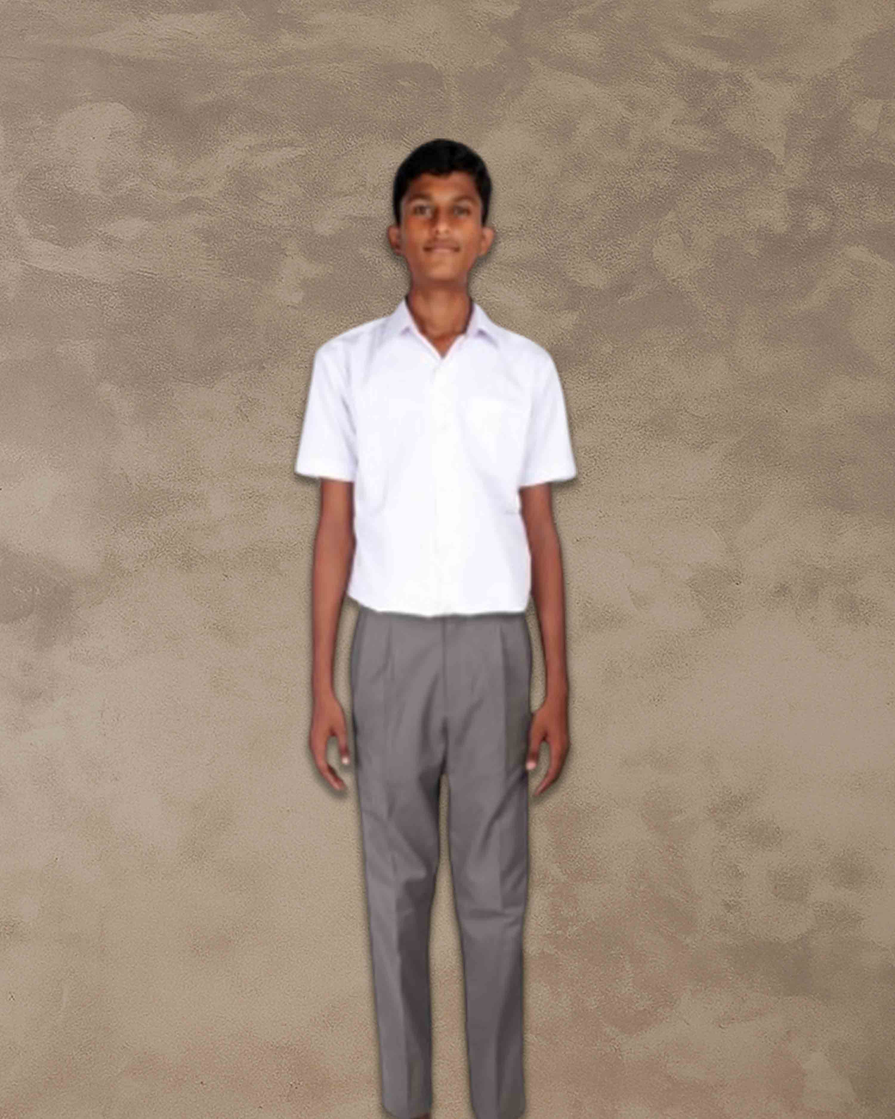 School Uniform - Pant for Boys, Cotton Shorts, Elastic Waist Half Pants, Regular Fit Sports Shorts