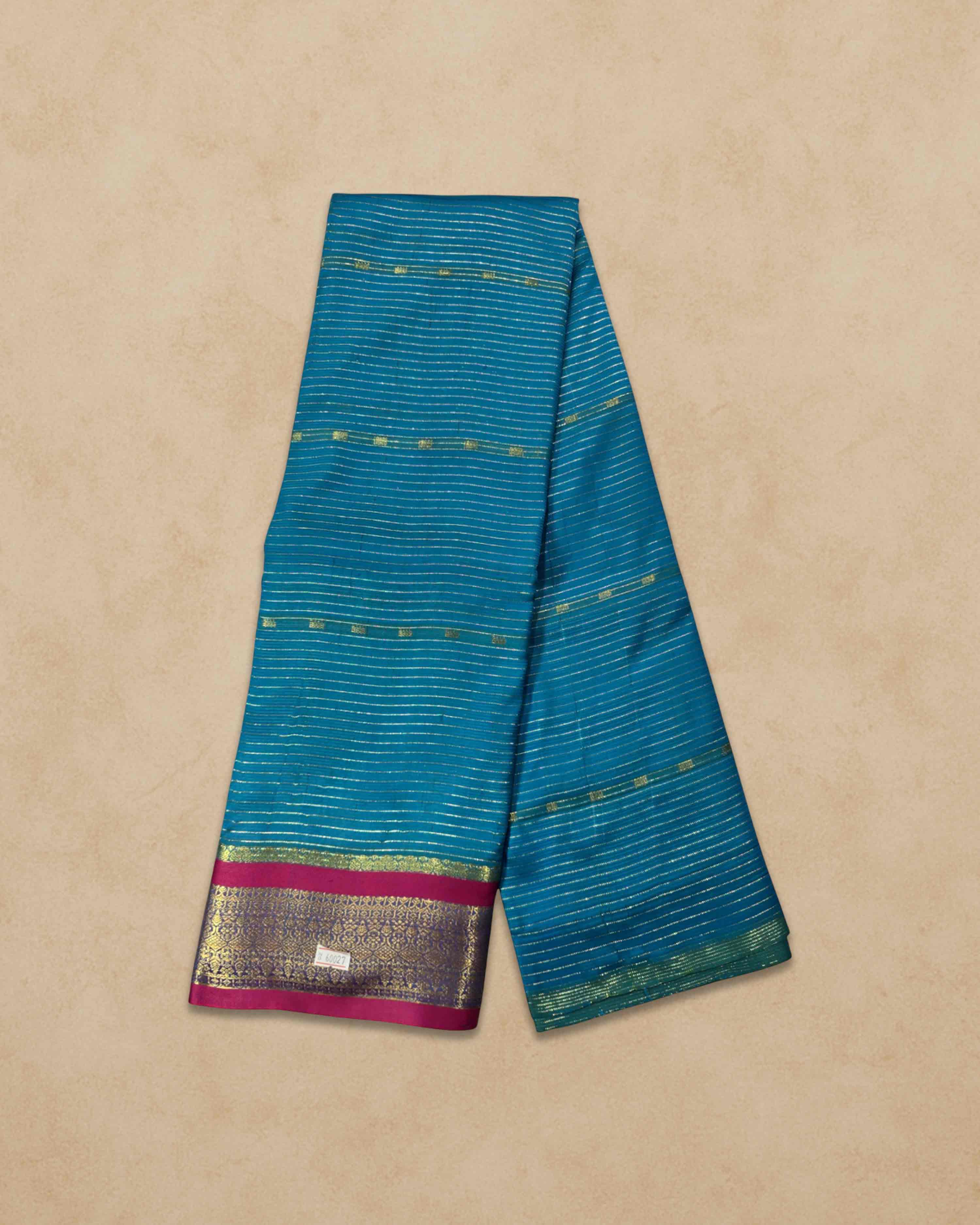 Amman Saree 6 Yards Cut Butta Pattu Devi Dress/Deity Dress Saree Contrast Border, Women Swamy Saree