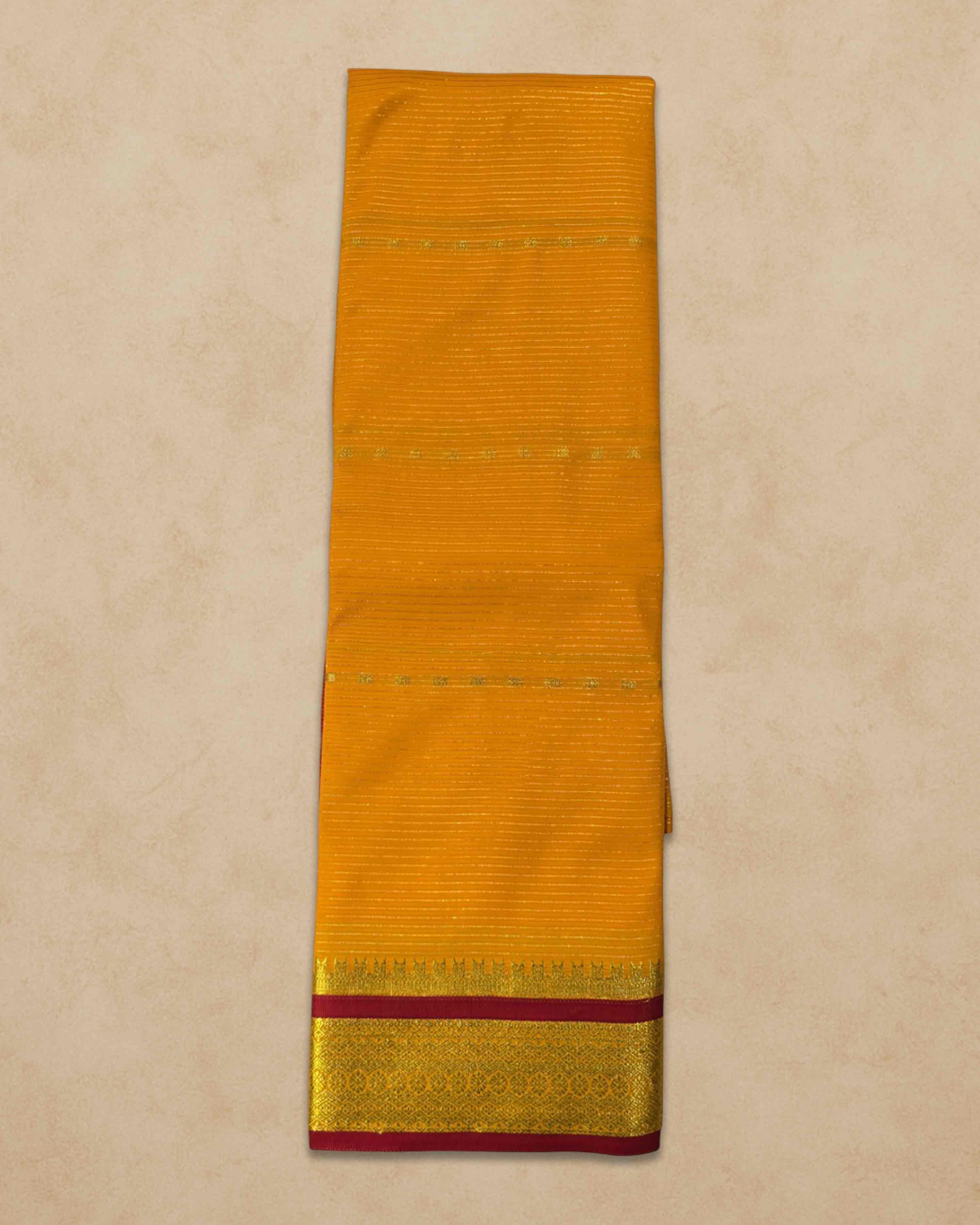 Amman Saree 6 Yards Cut Butta Pattu Devi Dress/Deity Dress Saree Contrast Border, Women Swamy Saree