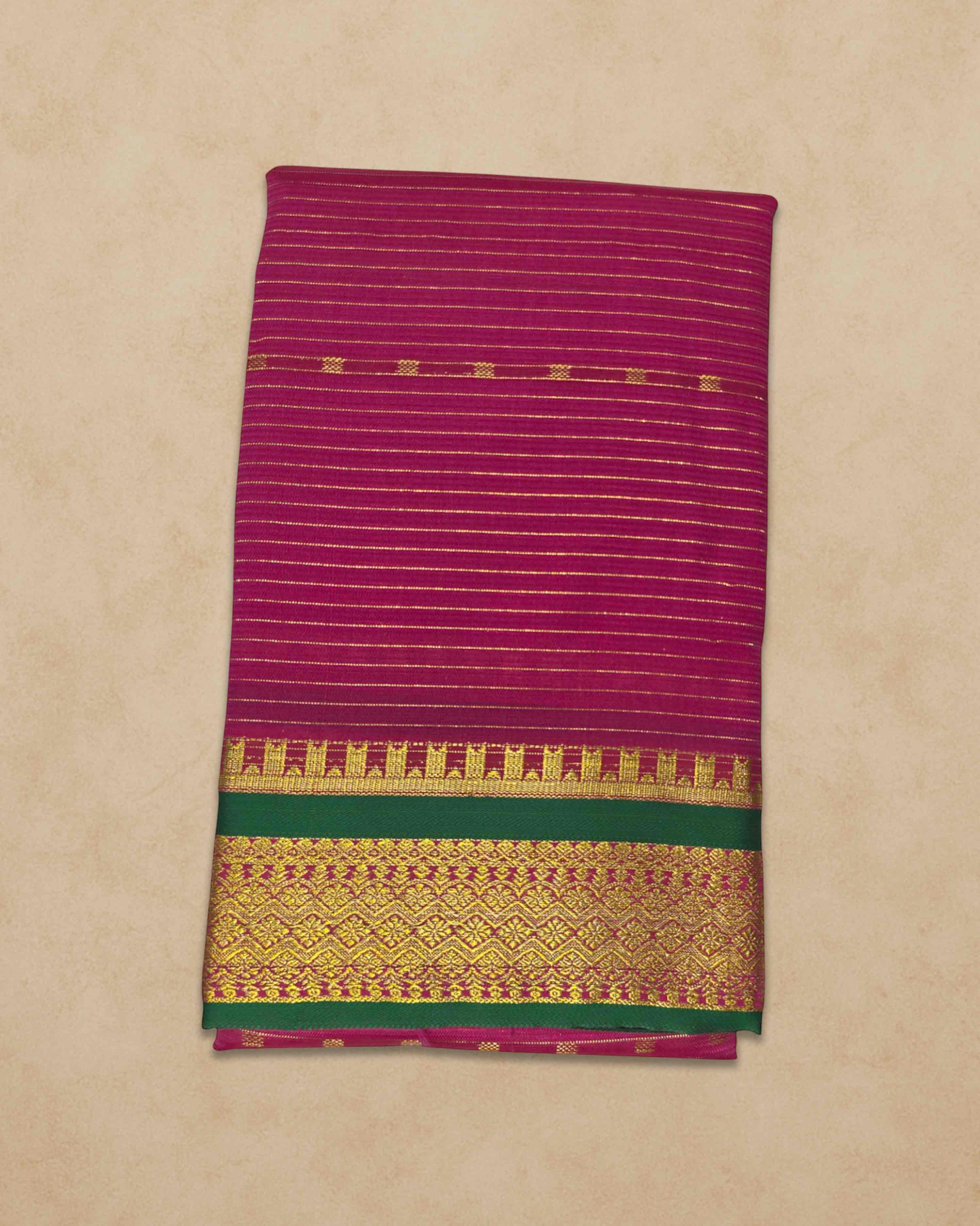 Amman Saree 6 Yards Cut Butta Pattu Devi Dress/Deity Dress Saree Contrast Border, Women Swamy Saree