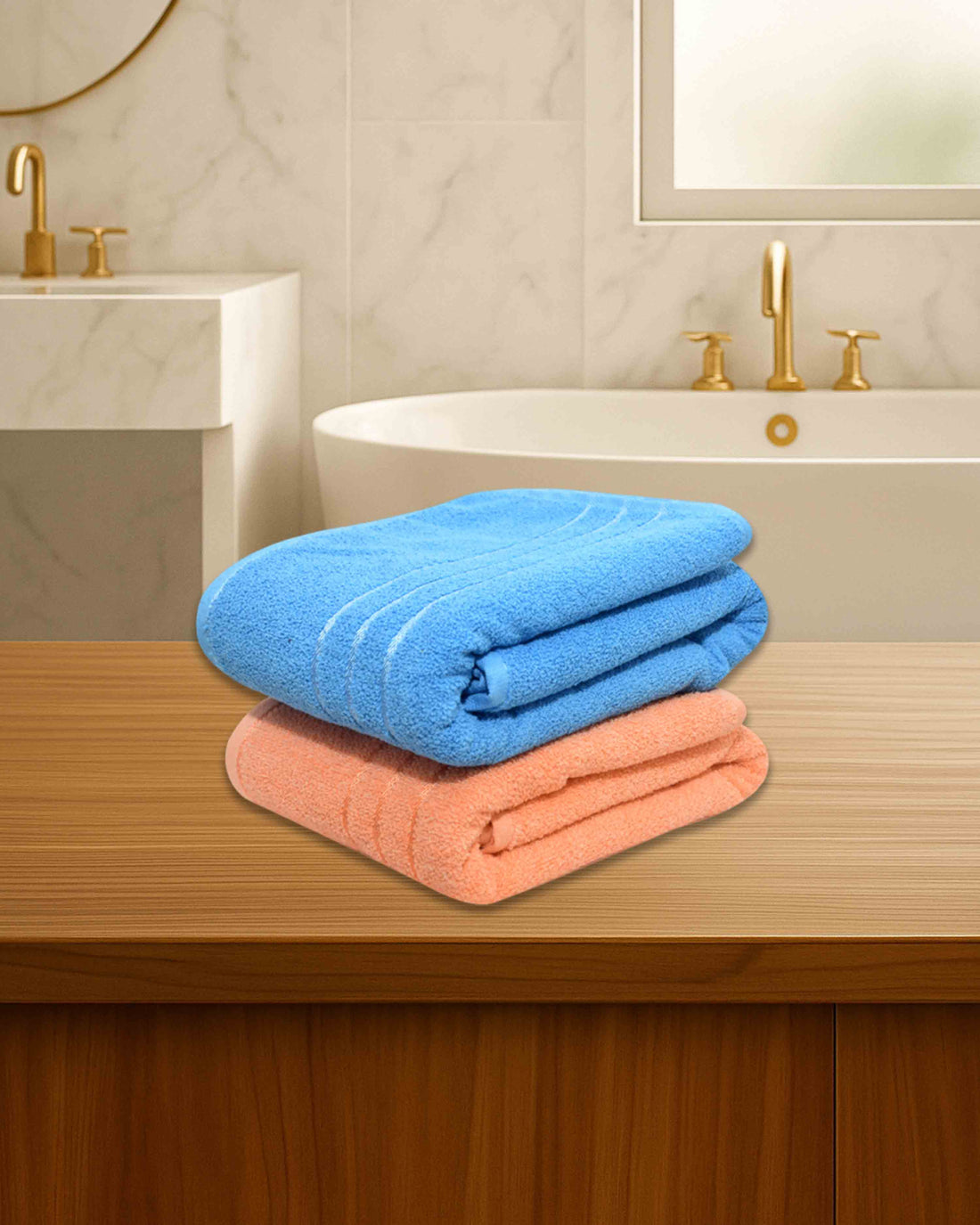 Turkish  Bath Towel | 30x60 Inch | 144 GSM Cotton Unisex Bathroom Towel | Towel for Bathing | Towel for Bath-Gym-Travel-Beach-Pool | Plain Lining