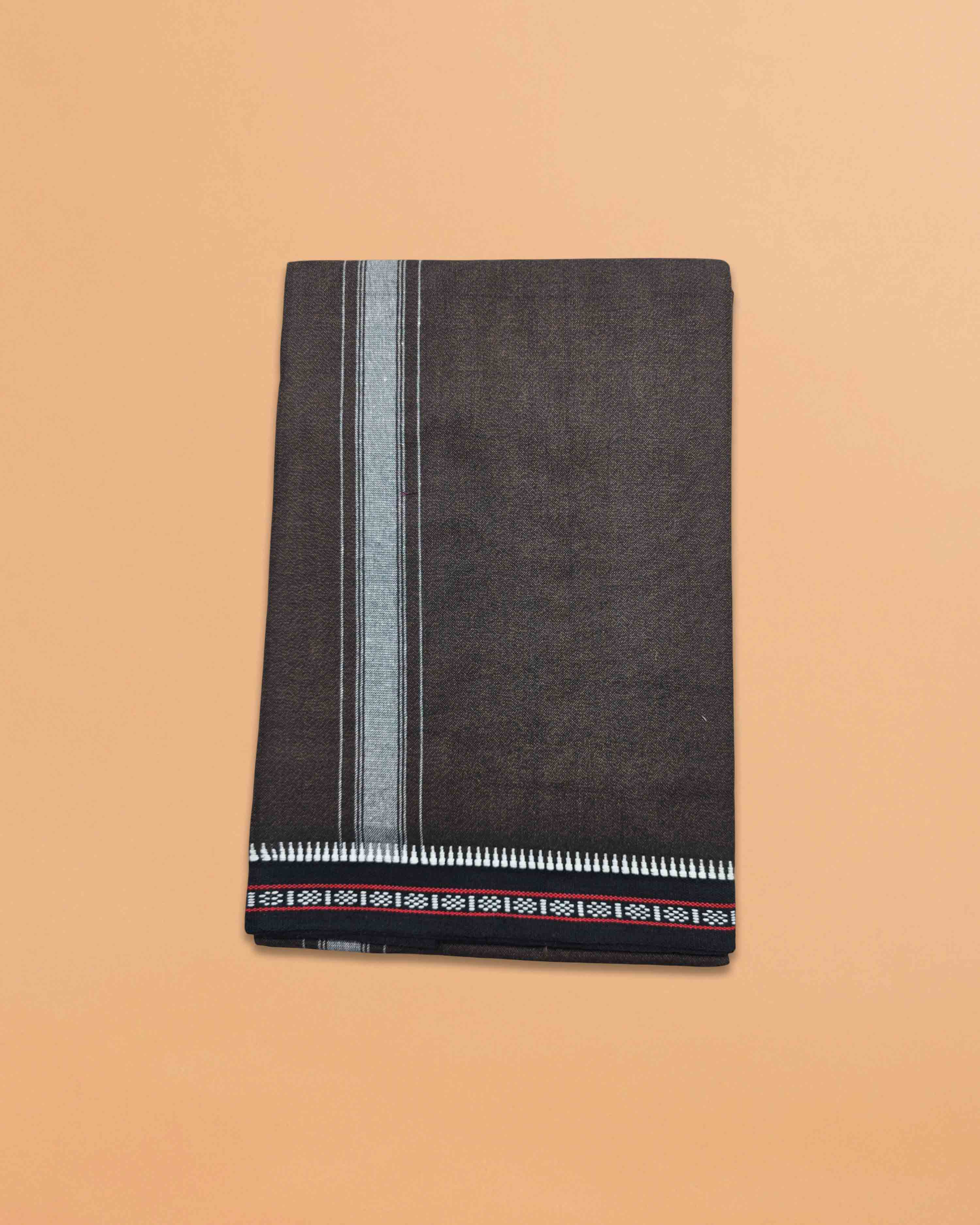 Cotton Home Wear Handloom Dhoti's Color Dhoti l Kerala Thalapathi Border Single/Mundus | Men Temple Wear | Devotional Wear | Pure Cotton -Pack 2