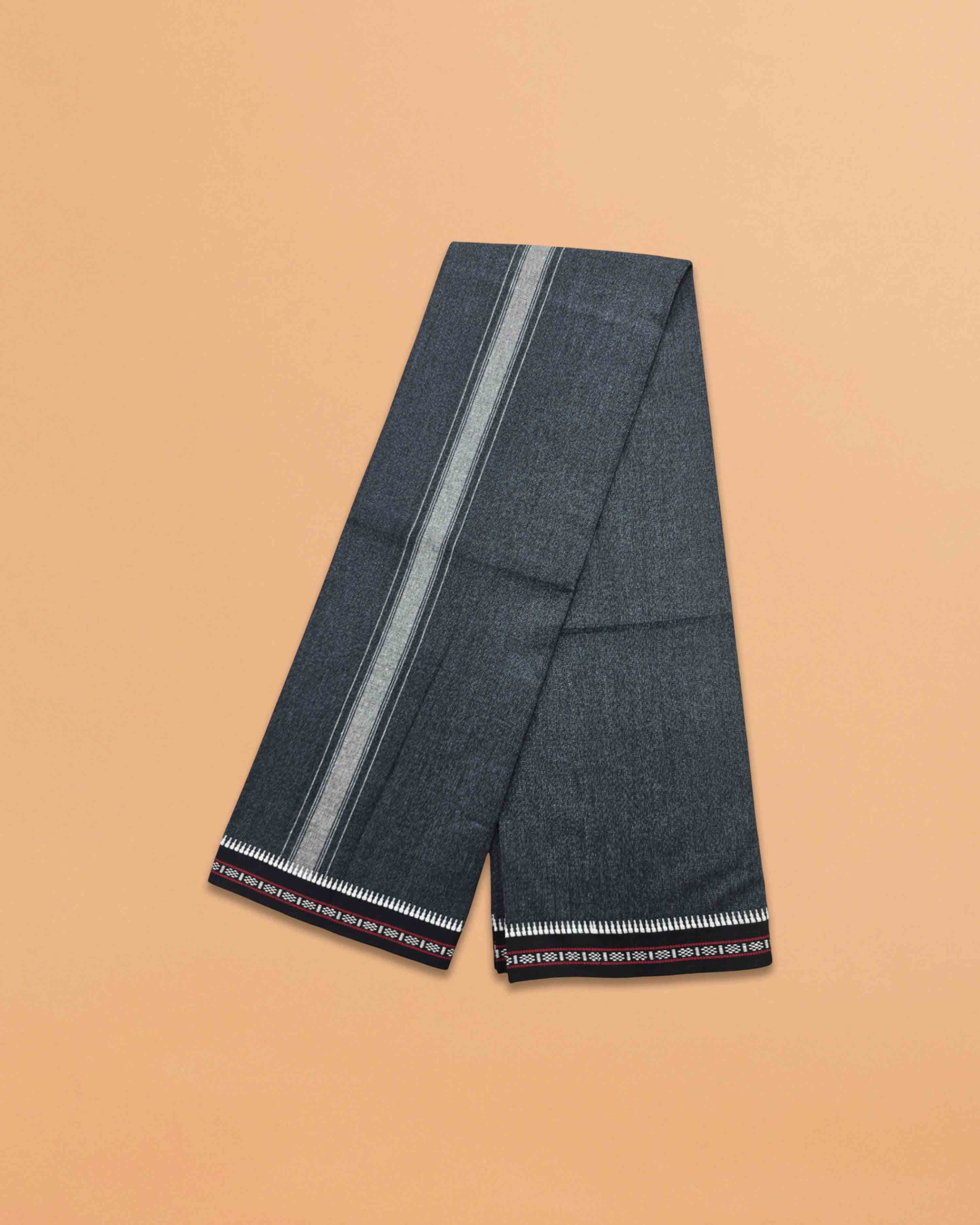 Cotton Home Wear Handloom Dhoti's Color Dhoti l Kerala Thalapathi Border Single/Mundus | Men Temple Wear | Devotional Wear | Pure Cotton -Pack 2
