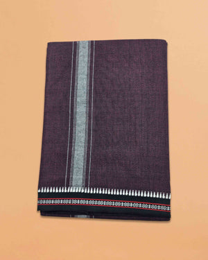Cotton Home Wear Handloom Dhoti's Color Dhoti l Kerala Thalapathi Border Single/Mundus | Men Temple Wear | Devotional Wear | Pure Cotton -Pack 2