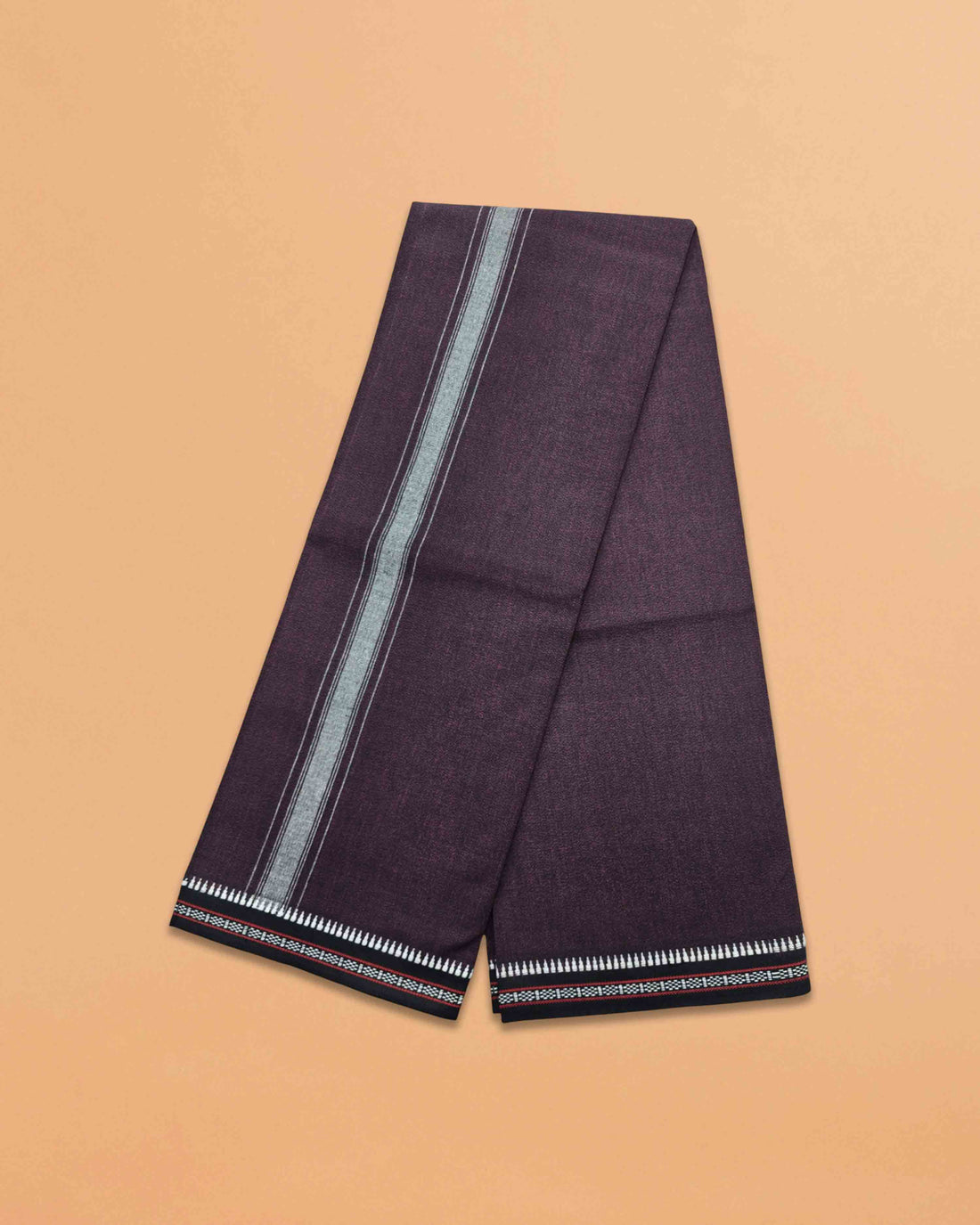 Cotton Home Wear Handloom Dhoti's Color Dhoti l Kerala Thalapathi Border Single/Mundus | Men Temple Wear | Devotional Wear | Pure Cotton -Pack 2