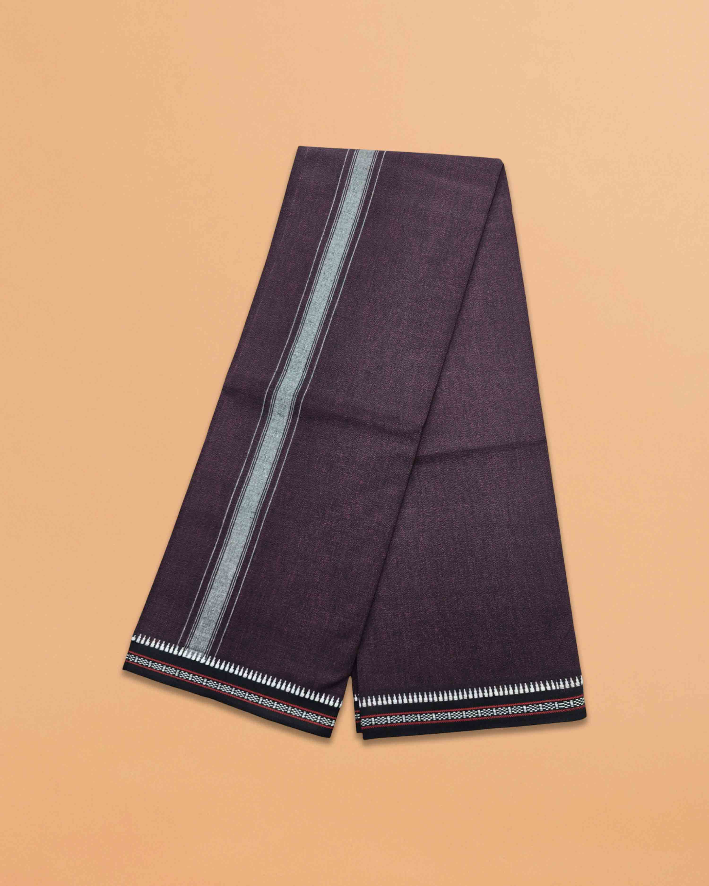 Cotton Home Wear Handloom Dhoti's Color Dhoti l Kerala Thalapathi Border Single/Mundus | Men Temple Wear | Devotional Wear | Pure Cotton -Pack 2