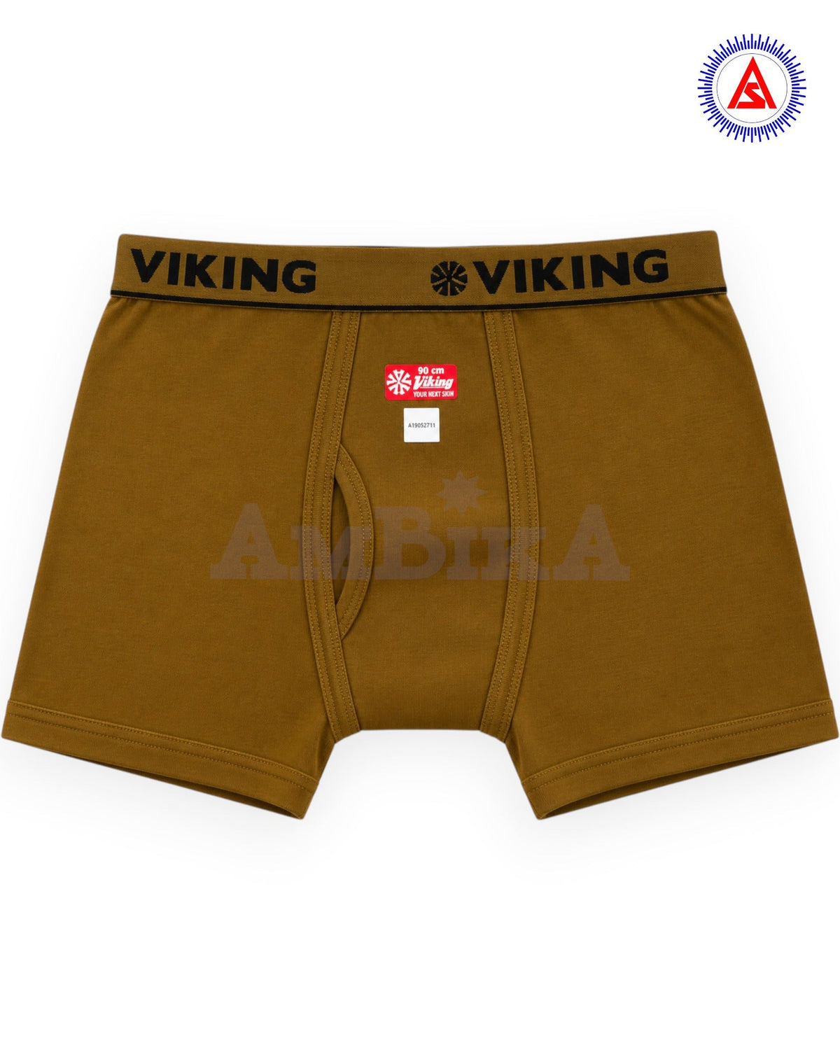 Viking Manford black premium cotton trunk fabric and waistband detail