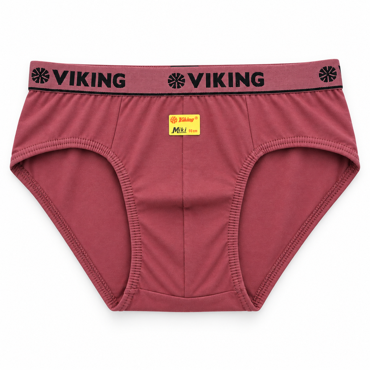 Viking Miki rose men's brief with branded outer elastic waistband