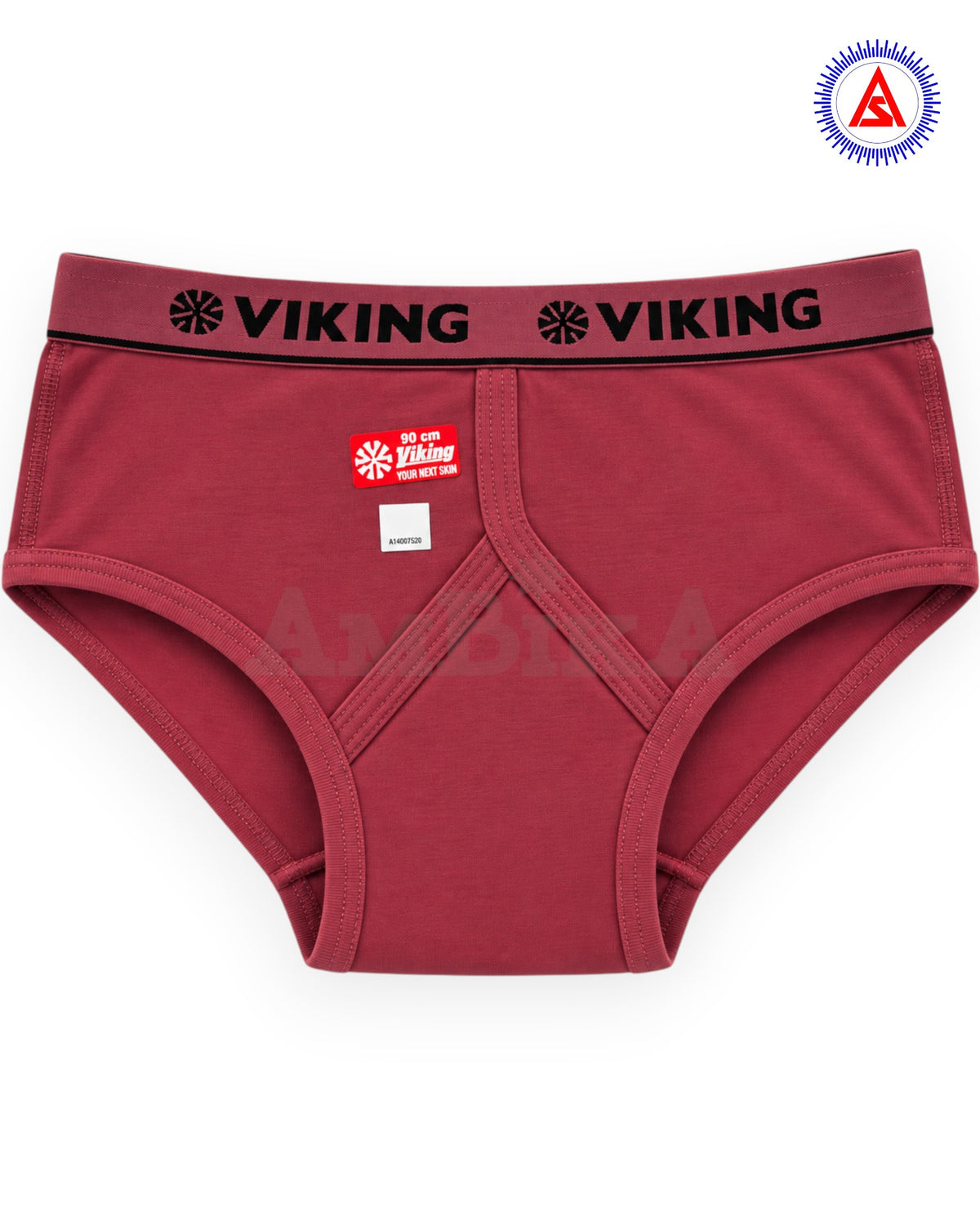 Viking Stretchcot premium brief in maroon front view