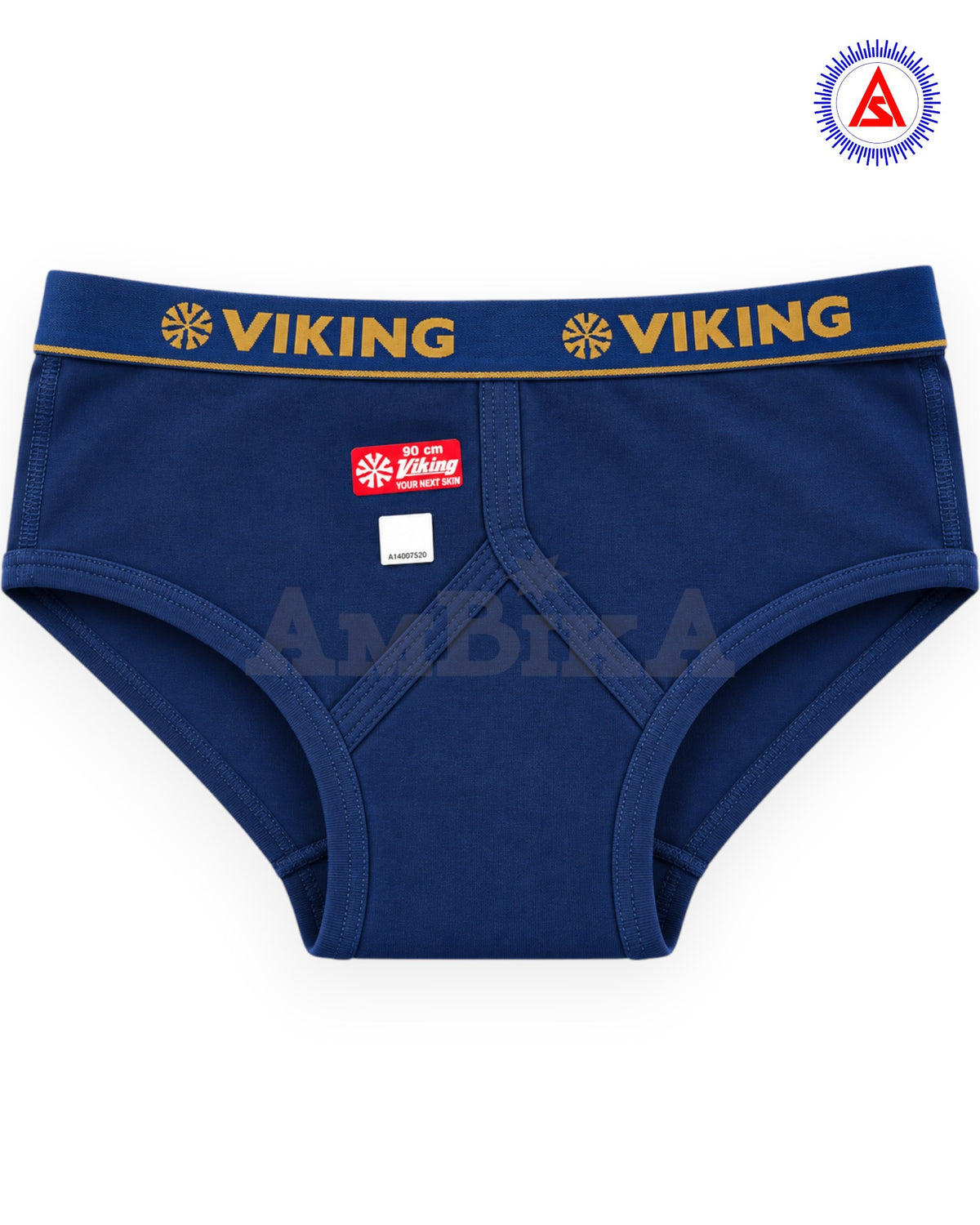 Viking Stretchcot premium brief in navy blue front view