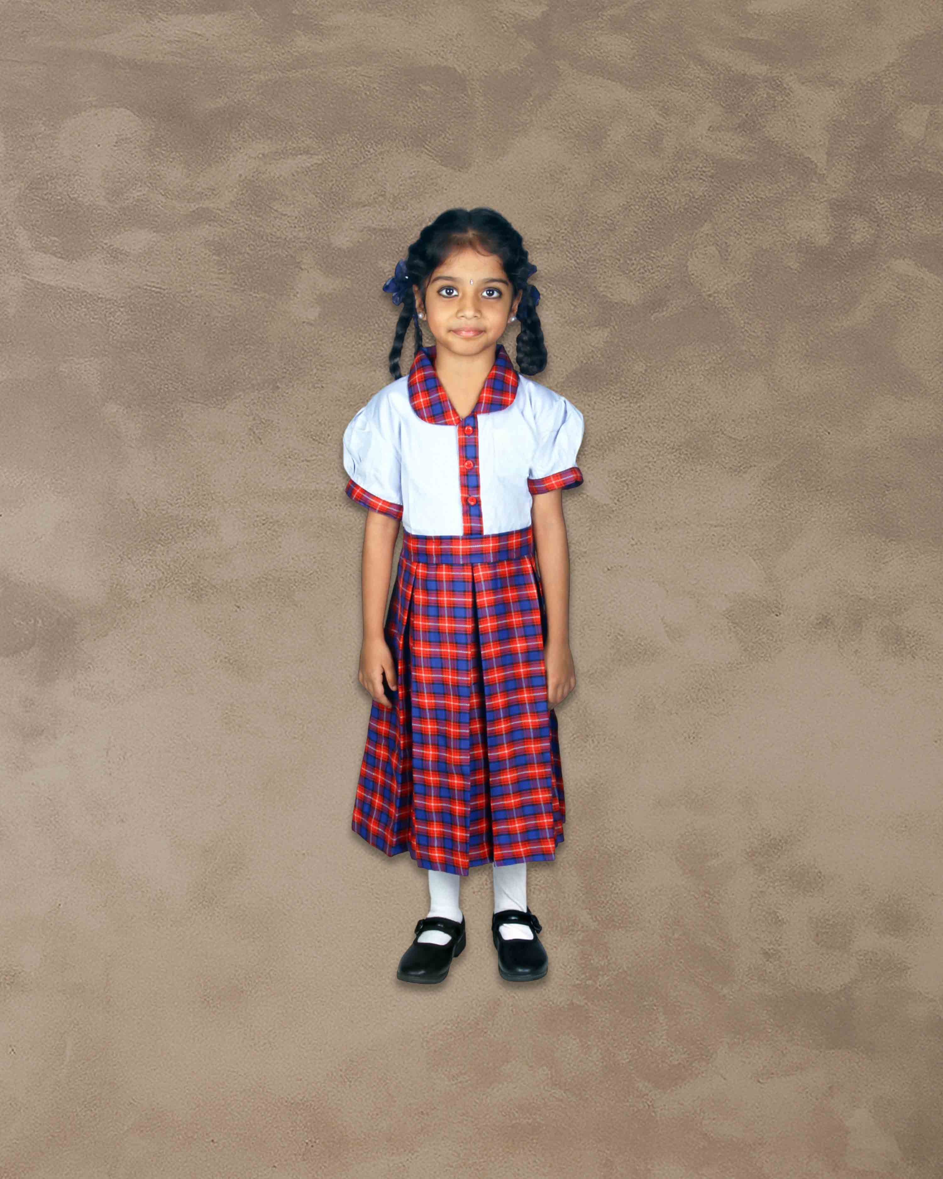 Girls School Uniform Penniform Dress, School Uniform, Readymade Stitched, Regular Fit for Girls