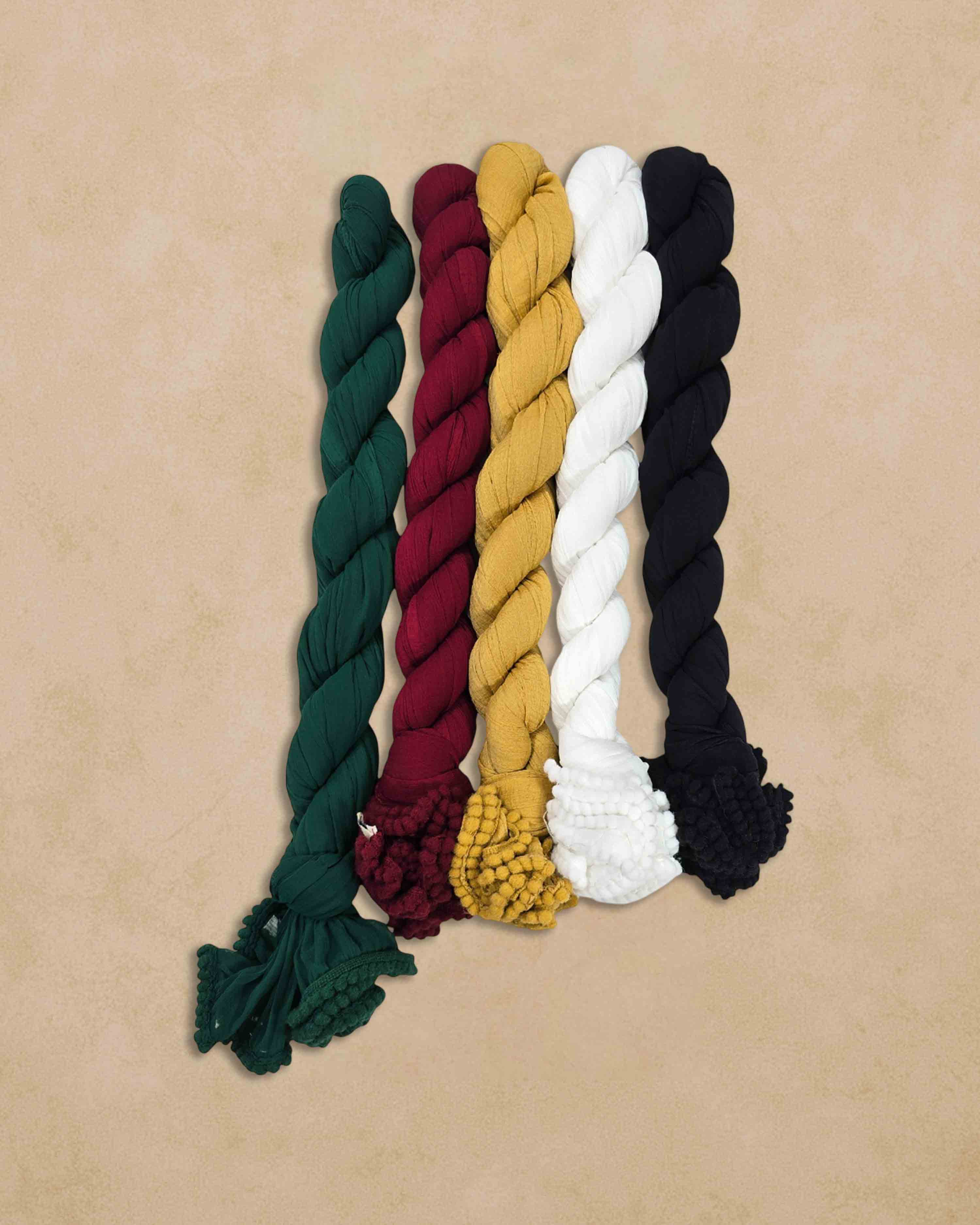 Women's Plain Solid Dupatta/Skarf/Stall Size 2.25 Meters With Lace Casual Use For Women/Girls