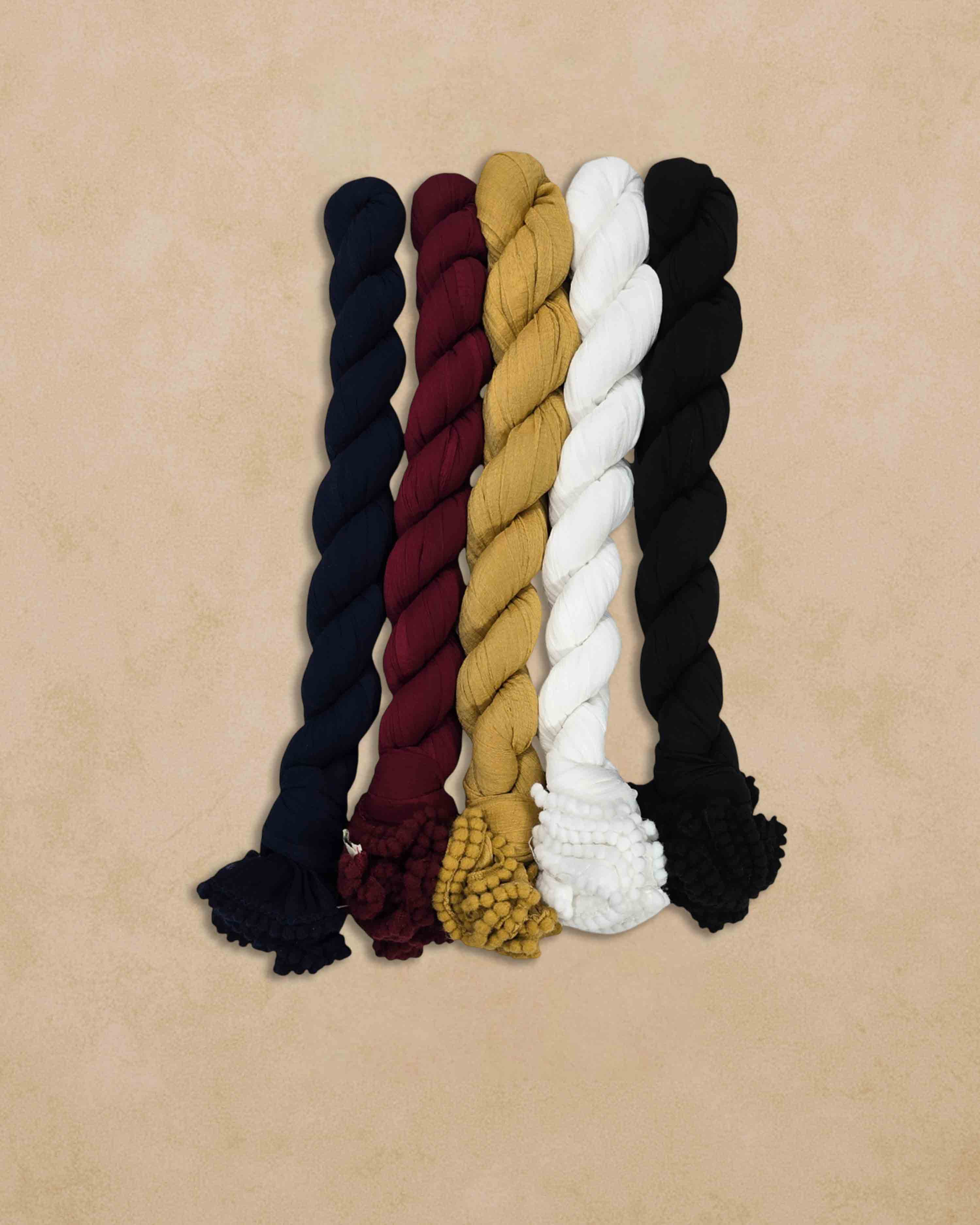 Women's Plain Solid Dupatta/Skarf/Stall Size 2.25 Meters With Lace Casual Use For Women/Girls