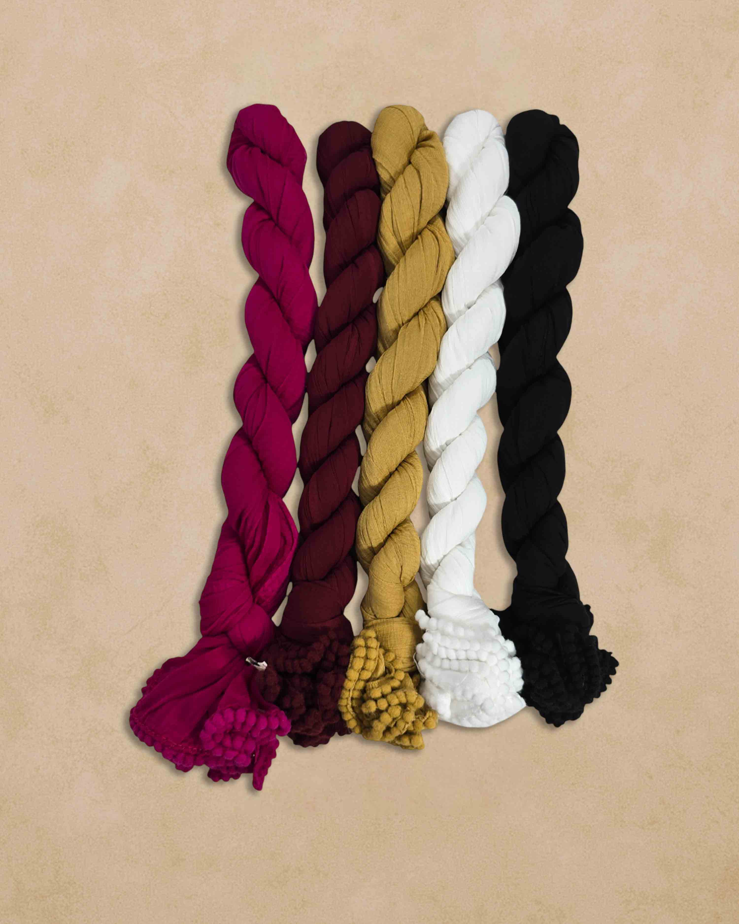 Women's Plain Solid Dupatta/Skarf/Stall Size 2.25 Meters With Lace Casual Use For Women/Girls