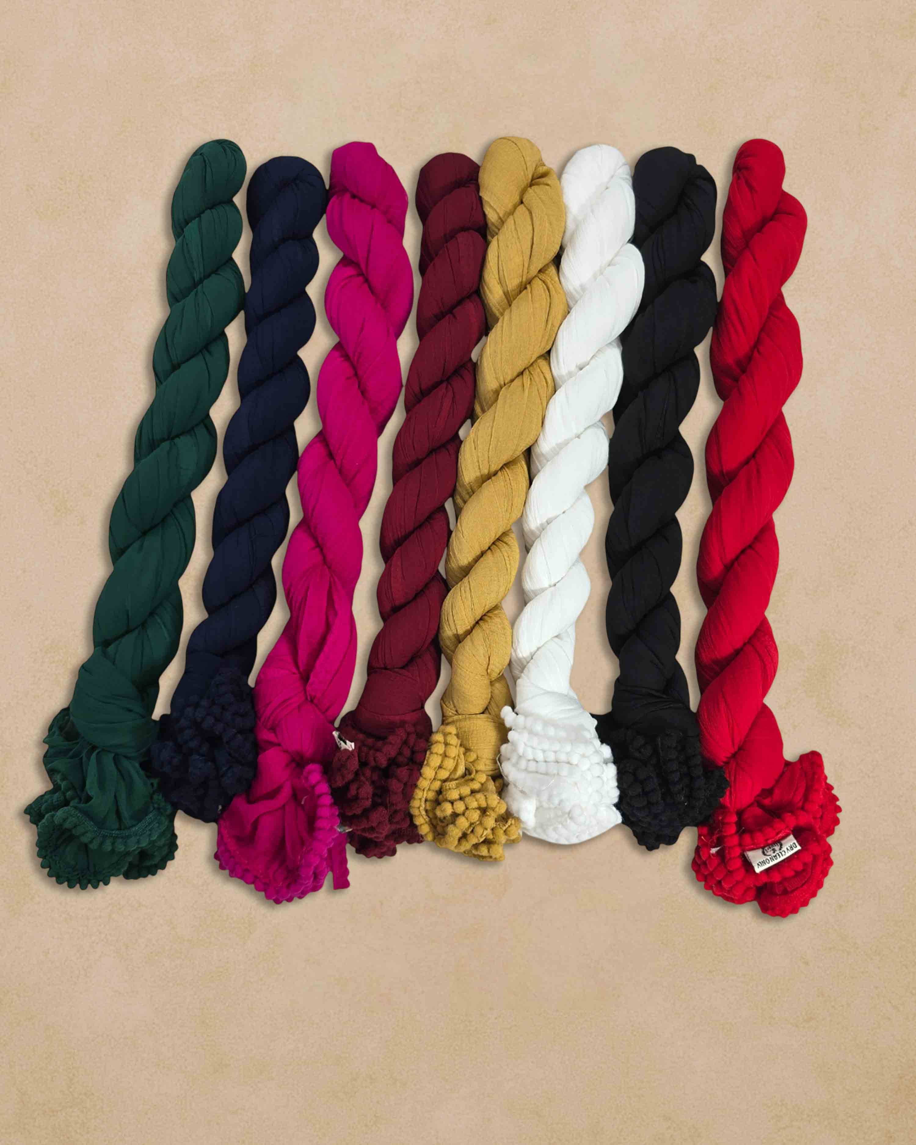 Women's Plain Solid Dupatta/Skarf/Stall Size 2.25 Meters With Lace Casual Use For Women/Girls