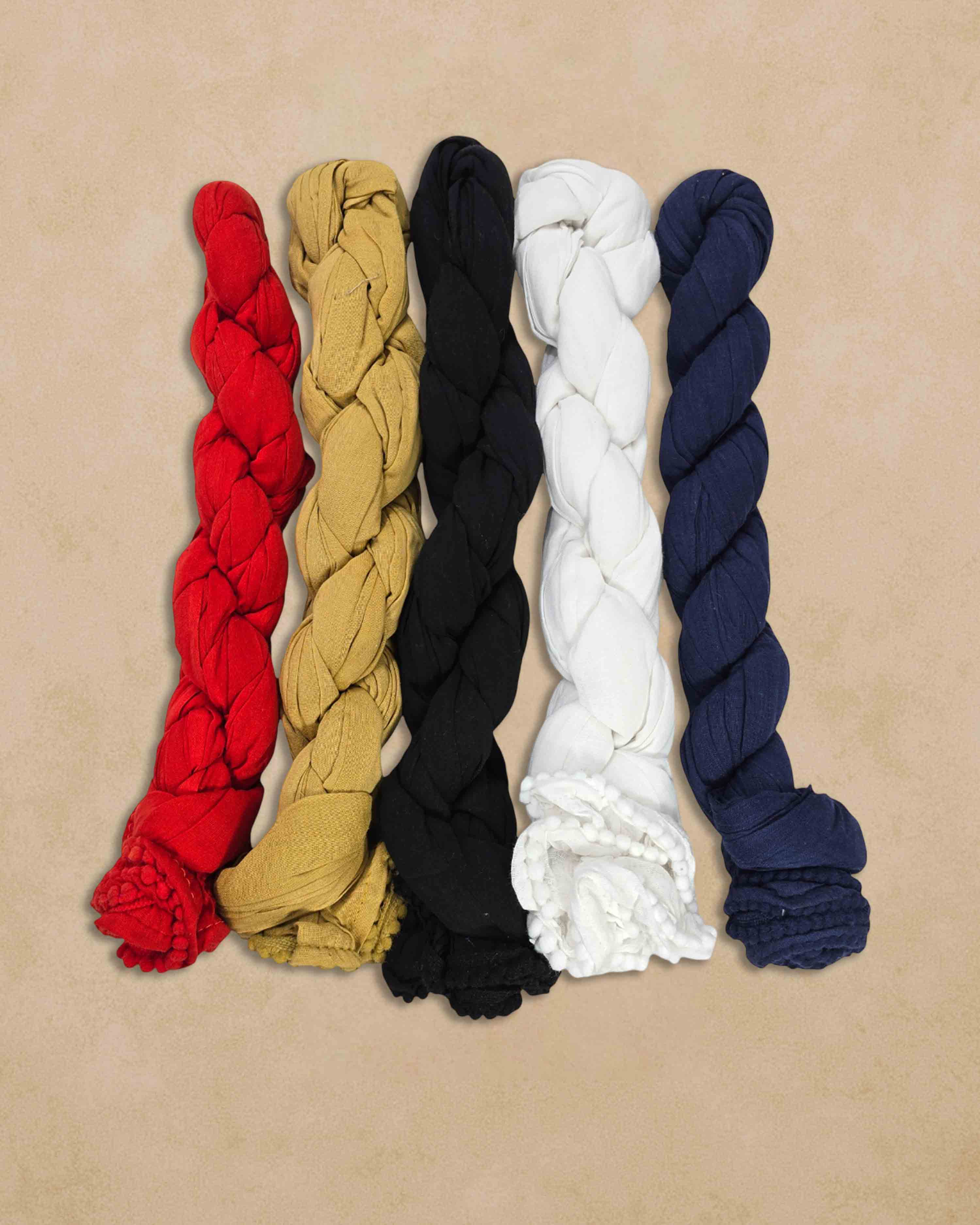 Women's Plain Solid Dupatta/Skarf/Stall Size 2.25 Meters With Lace Casual Use For Women/Girls