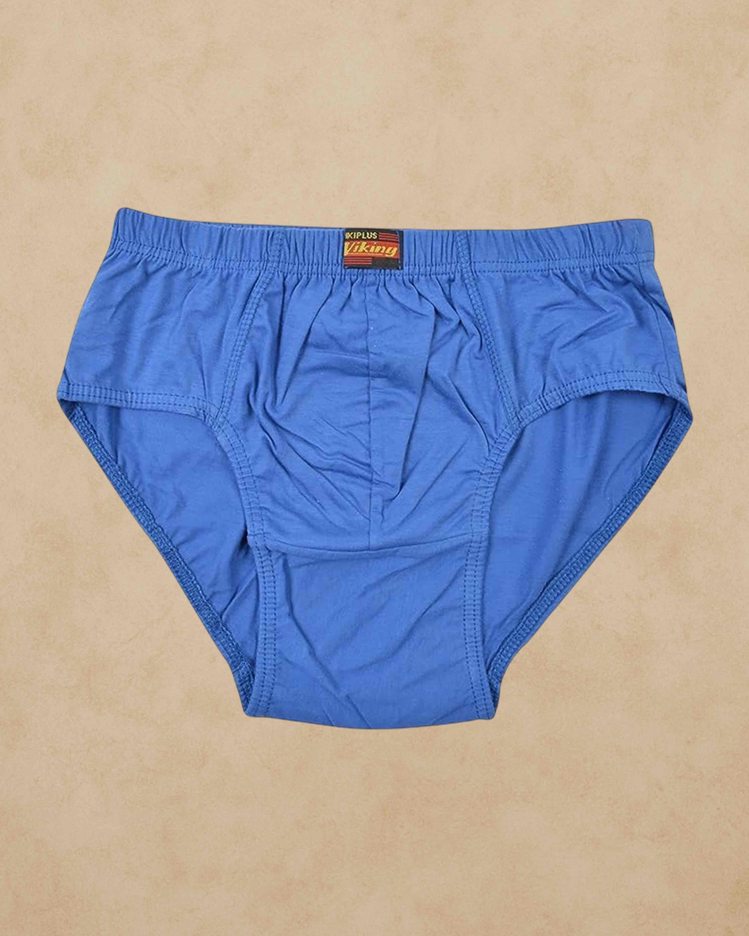 VIKING® Men's Cotton Brief (Inner Elastic Viki) Packs Assorted Colour