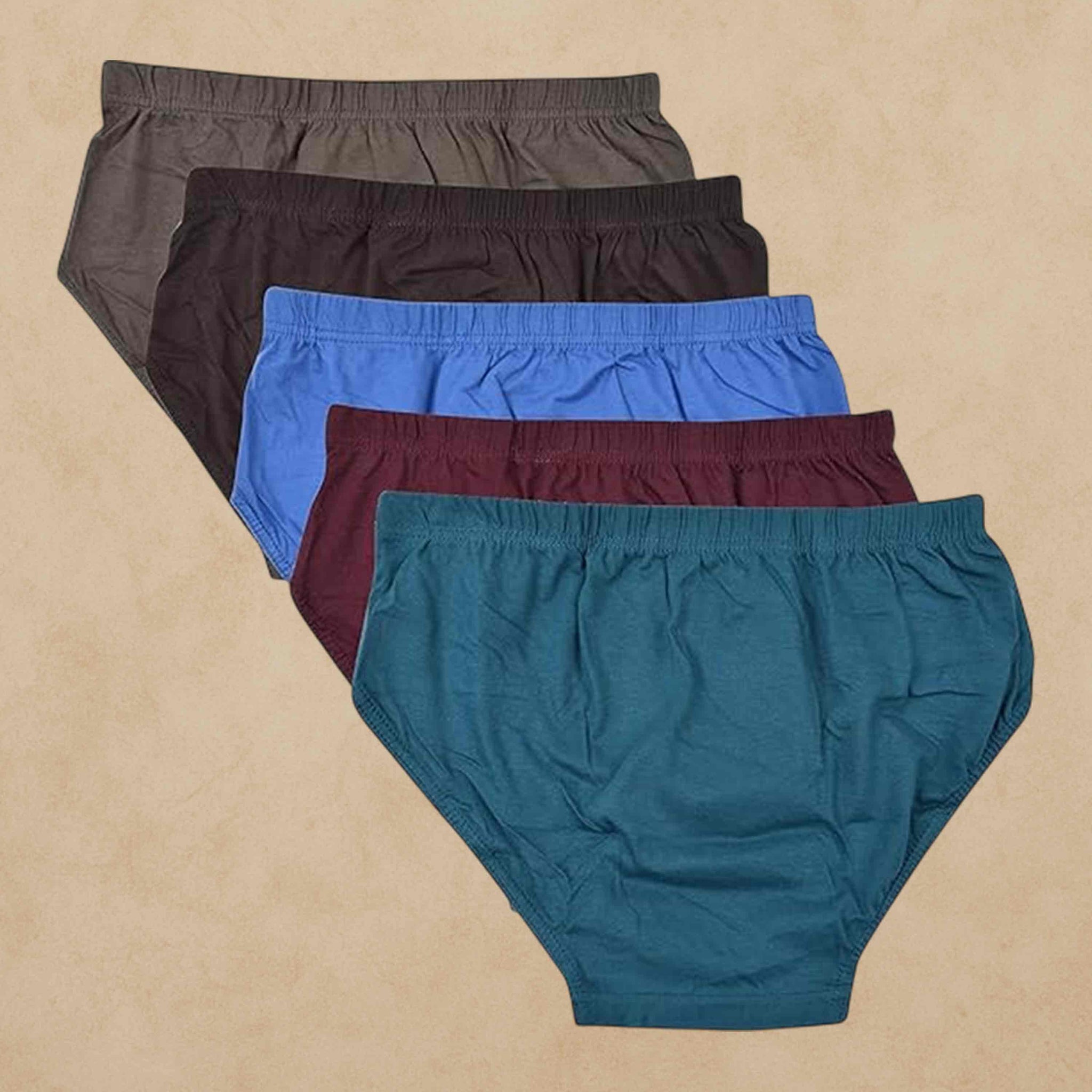VIKING® Men's Cotton Brief (Inner Elastic Viki) Packs Assorted Colour