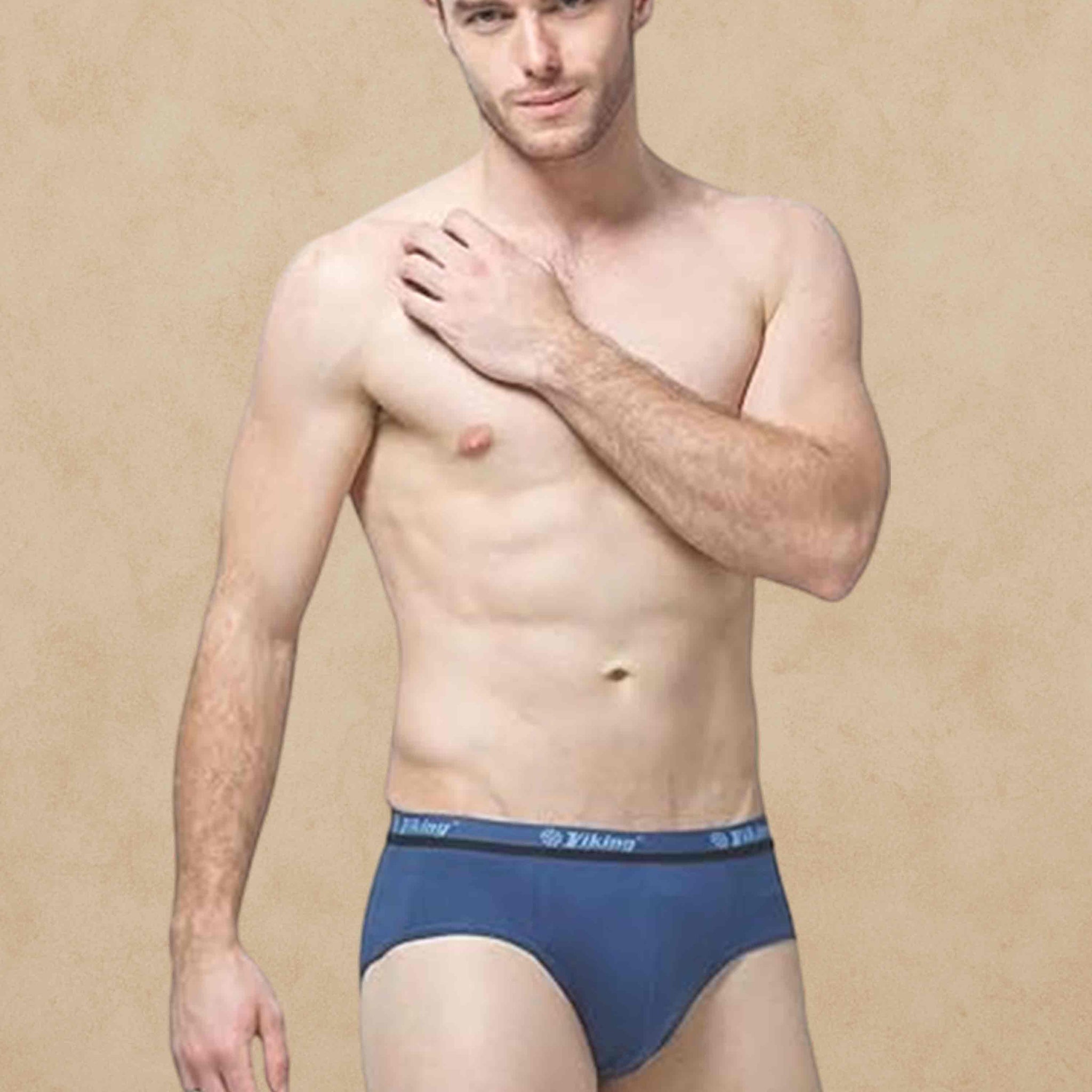 Viking Men's Cotton Briefs OE (MIKI) (Pack of 5) (VK06_95_Multicoloured_95 CM)