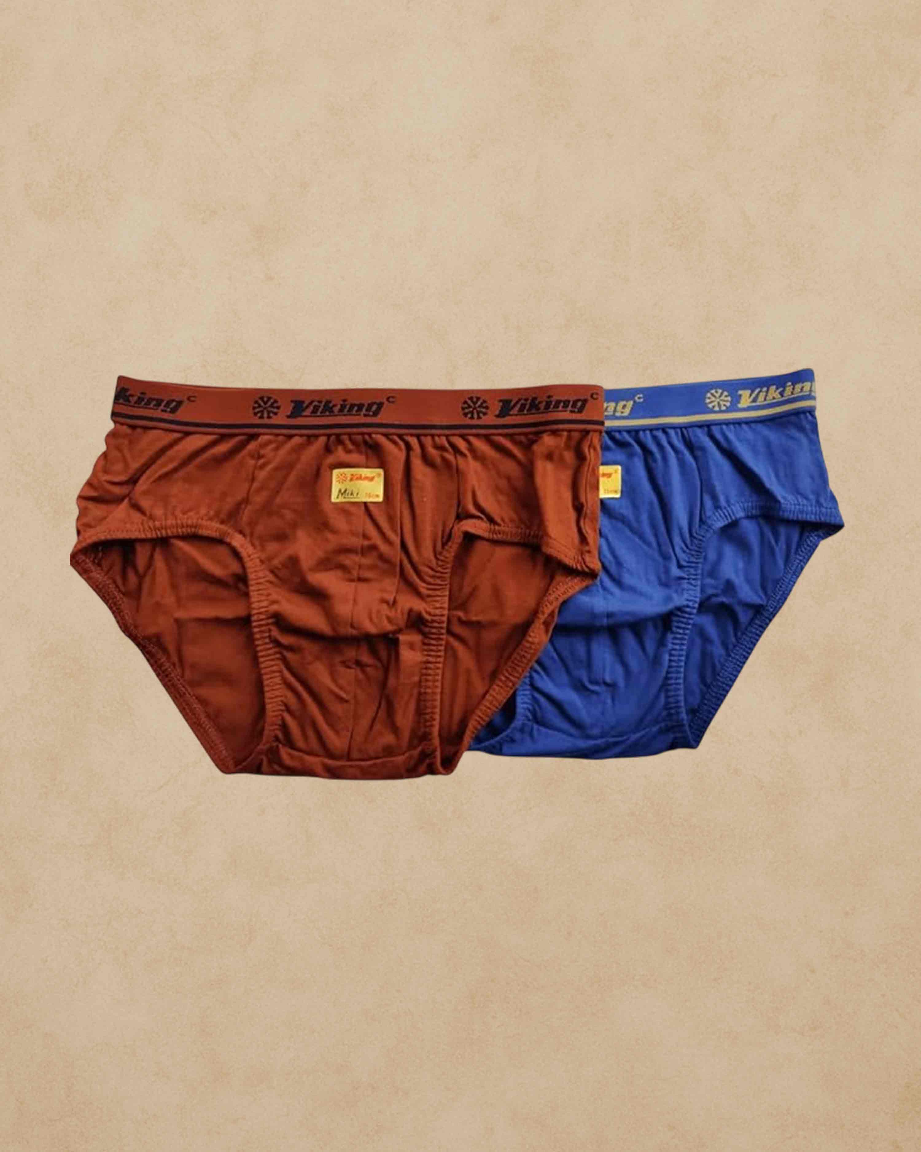 Viking Men's Cotton Briefs OE (MIKI) (Pack of 5) (VK06_95_Multicoloured_95 CM)